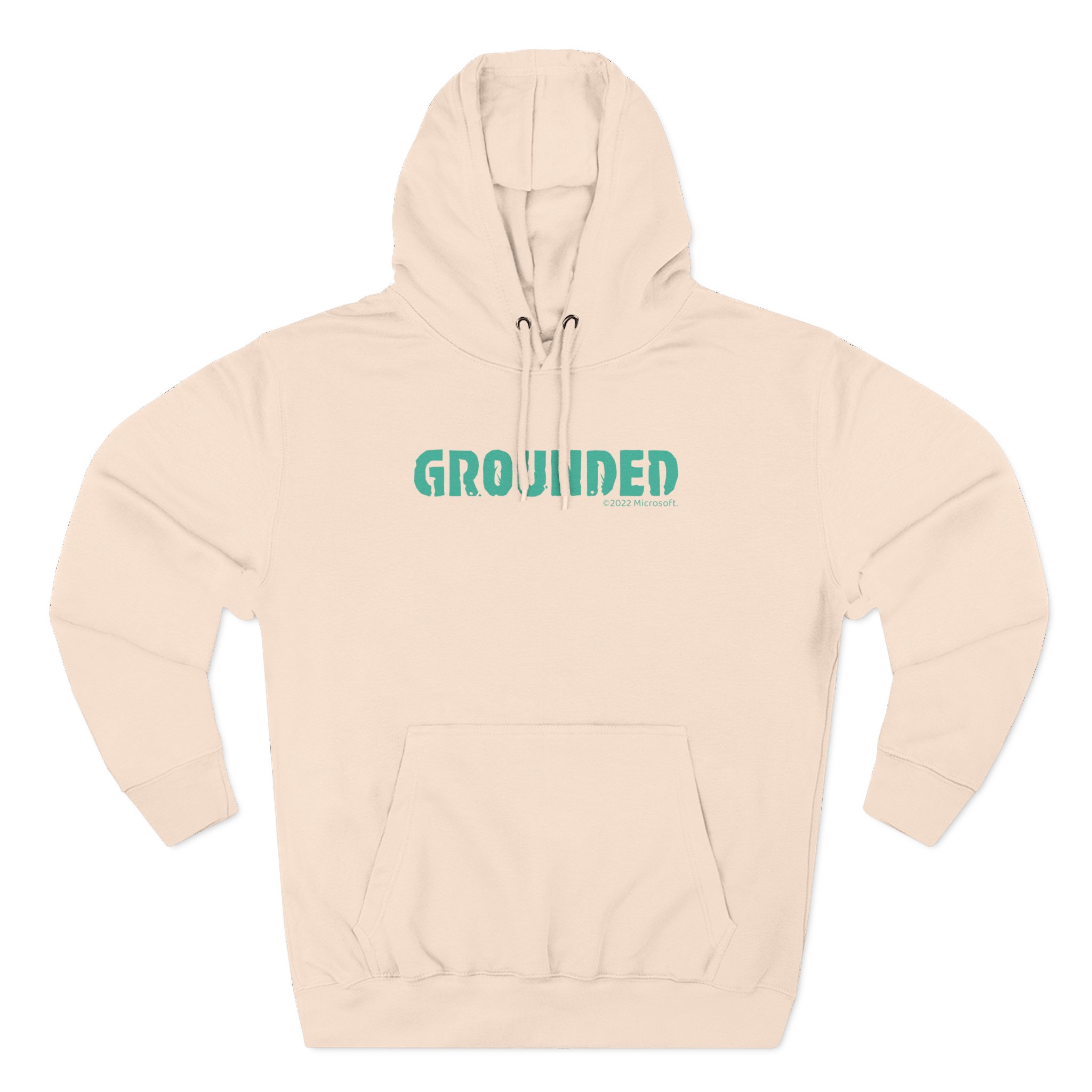 Grounded Logo Three-Panel Fleece Hoodie