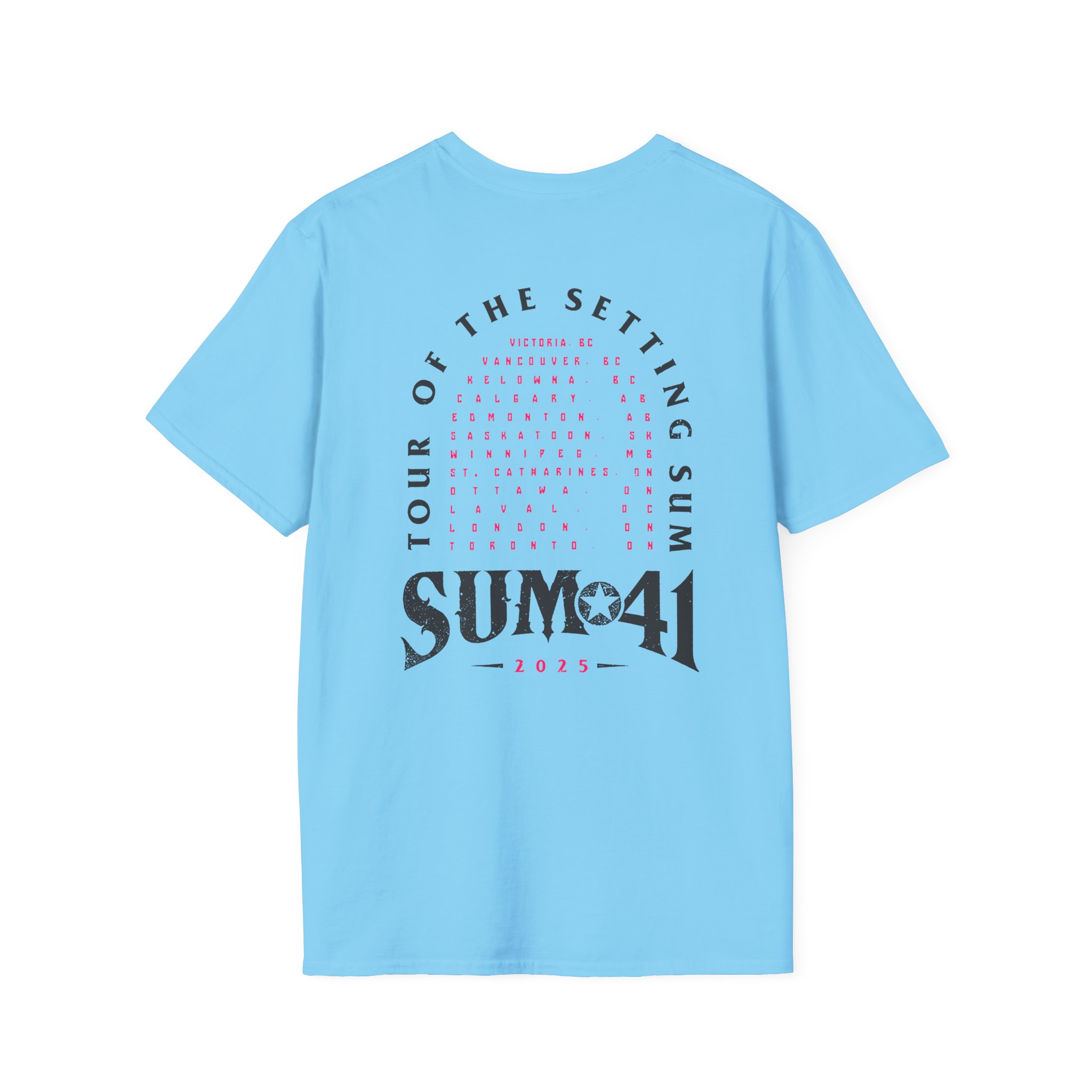 Sum 41 Tour of the Setting Sum Unisex Softstyle T-Shirt