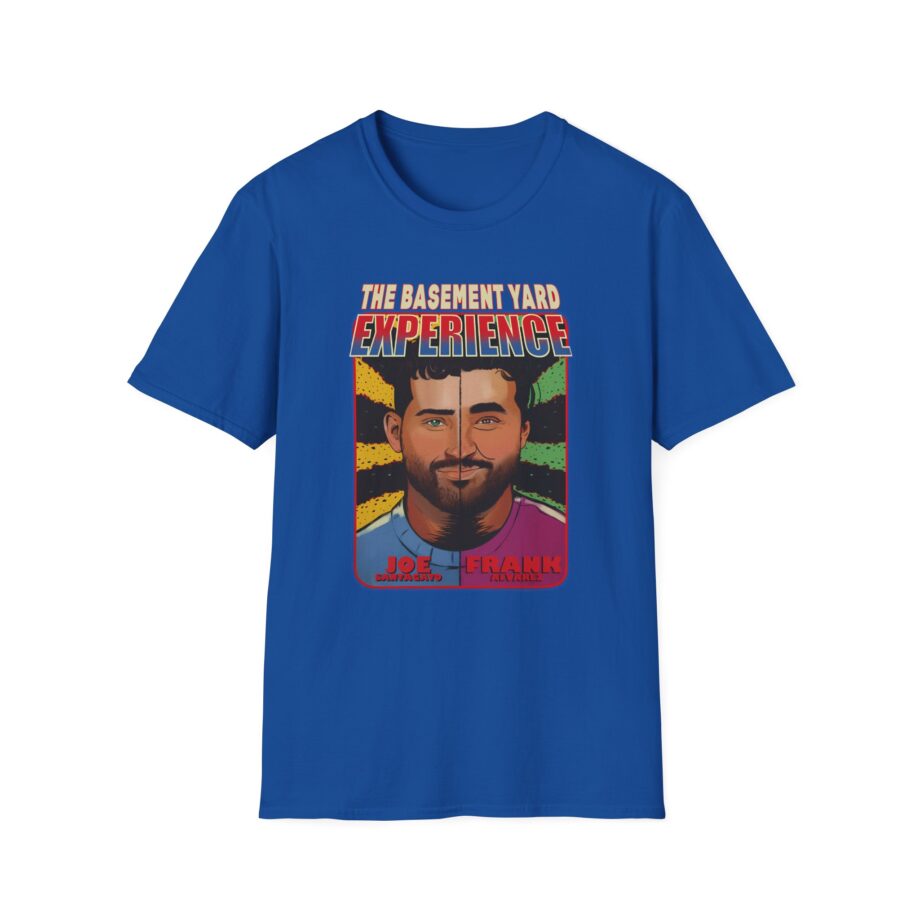 Split Face Basement Yard Experience Unisex Softstyle T-Shirt