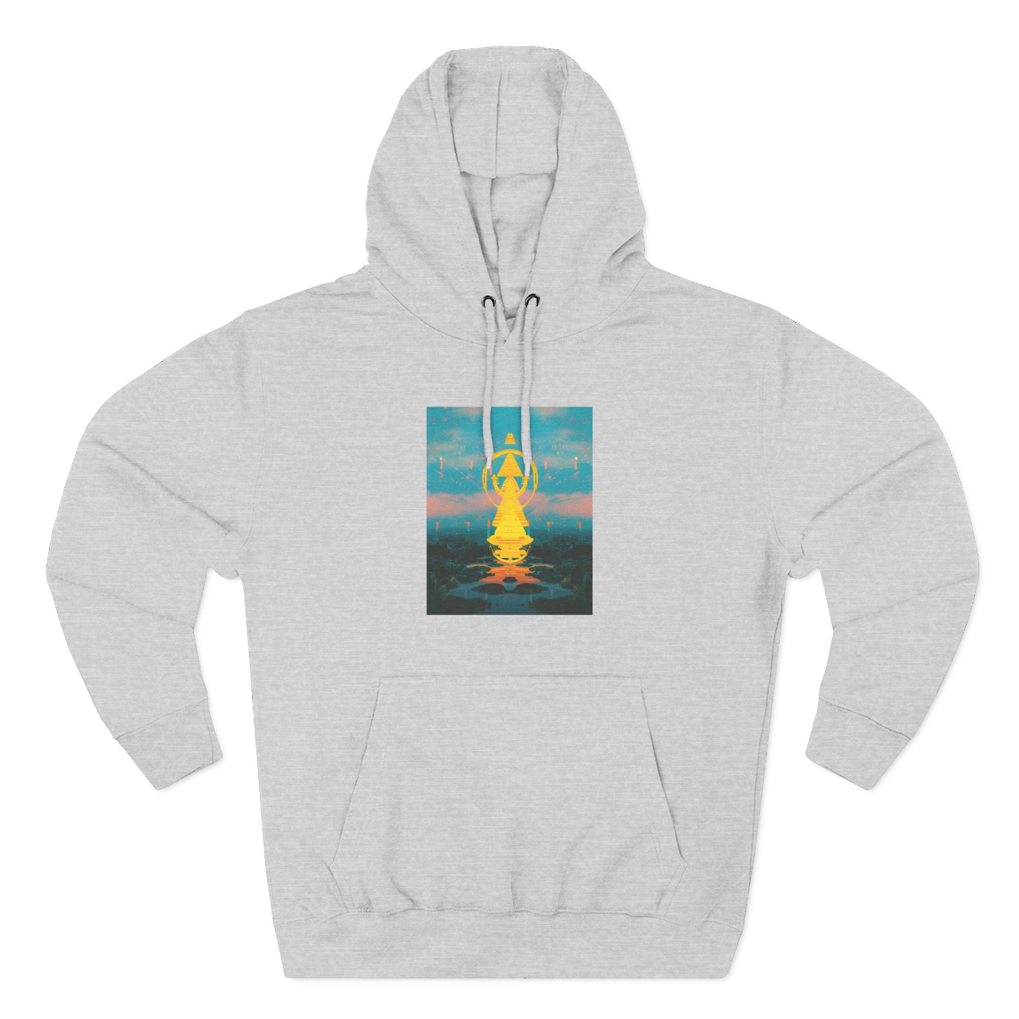 Pretty Lights Admat Three-Panel Fleece Hoodie