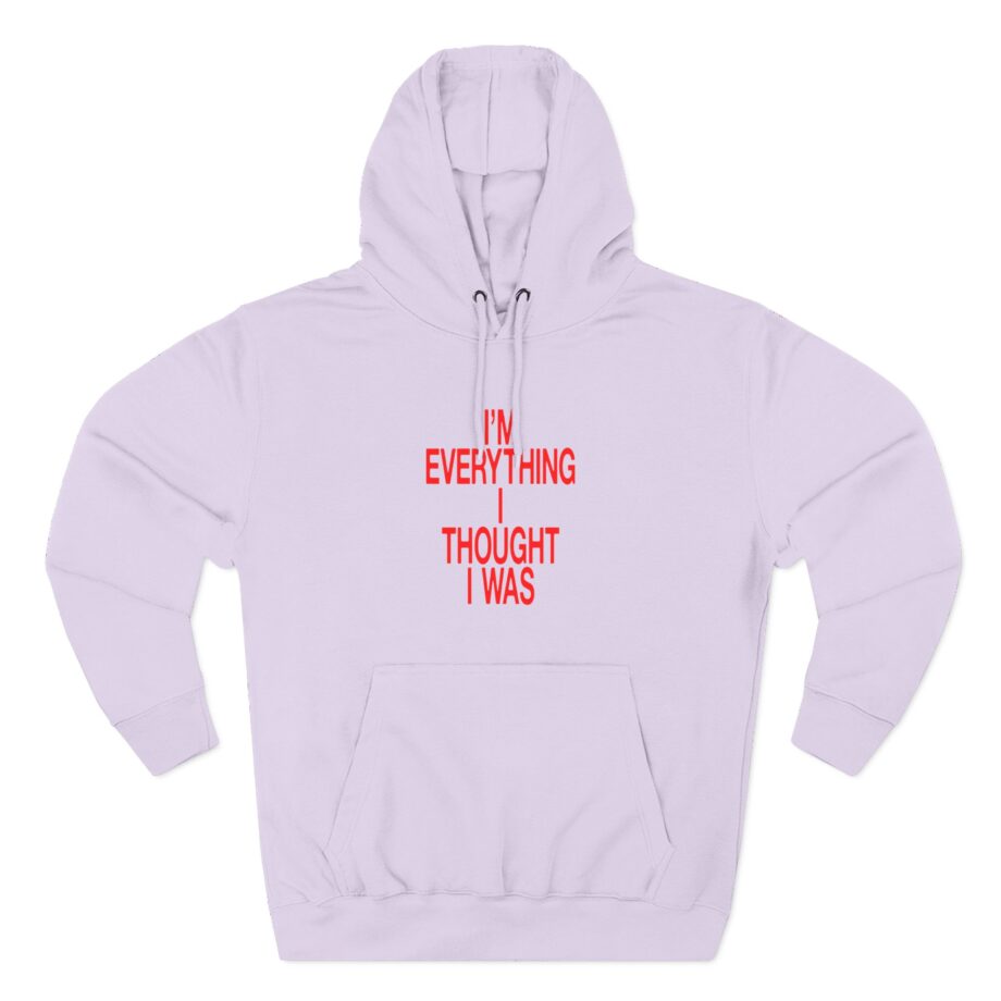 JT Im Everything Three-panel Fleece Hoodie