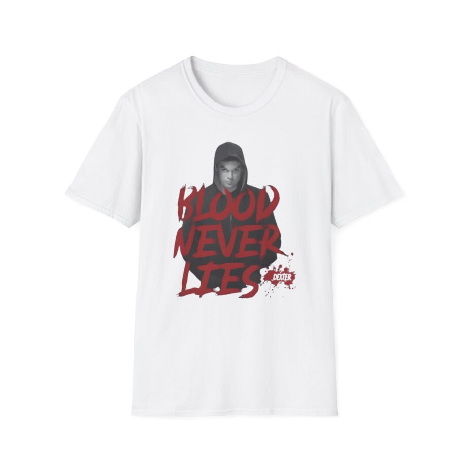 Dexter Blood Never Lies Unisex Softstyle T-Shirt