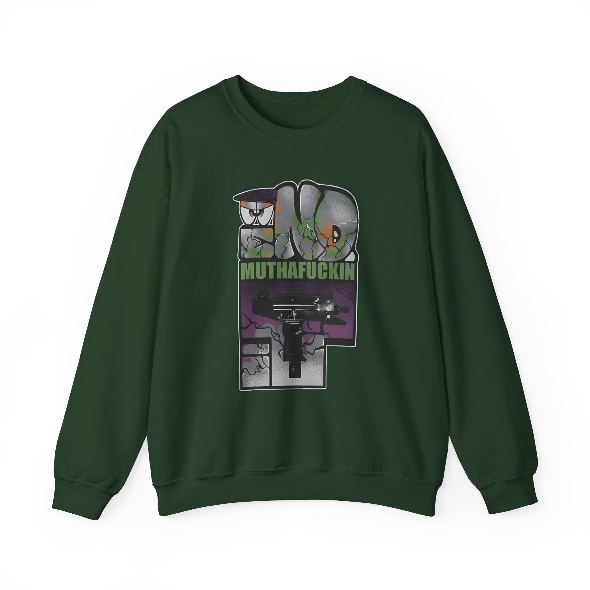 End It Muthafuckin Unisex Heavy Blend Crewneck Sweatshirt
