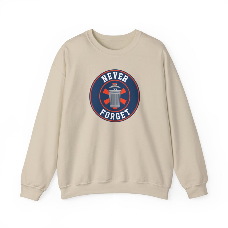 Trevor Bauer Never Forget Unisex Heavy Blend™ Crewneck Sweatshirt