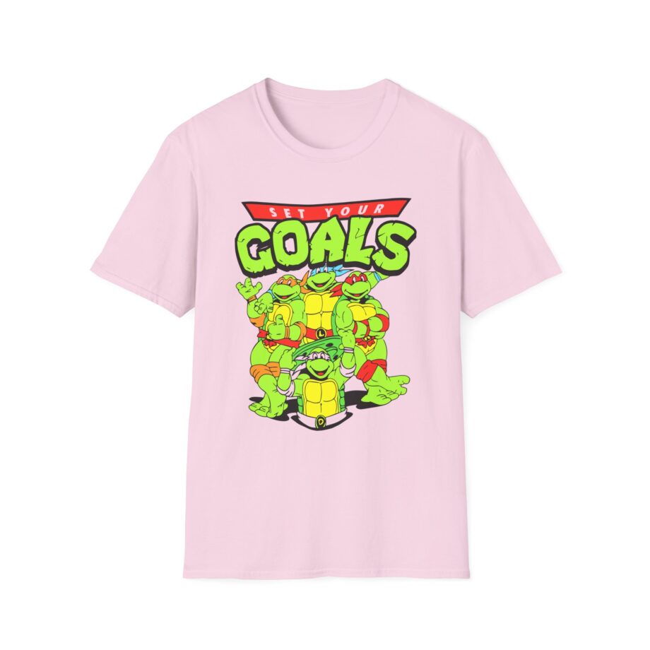 Set Your Goals Ninja Turtles Unisex Softstyle T-Shirt