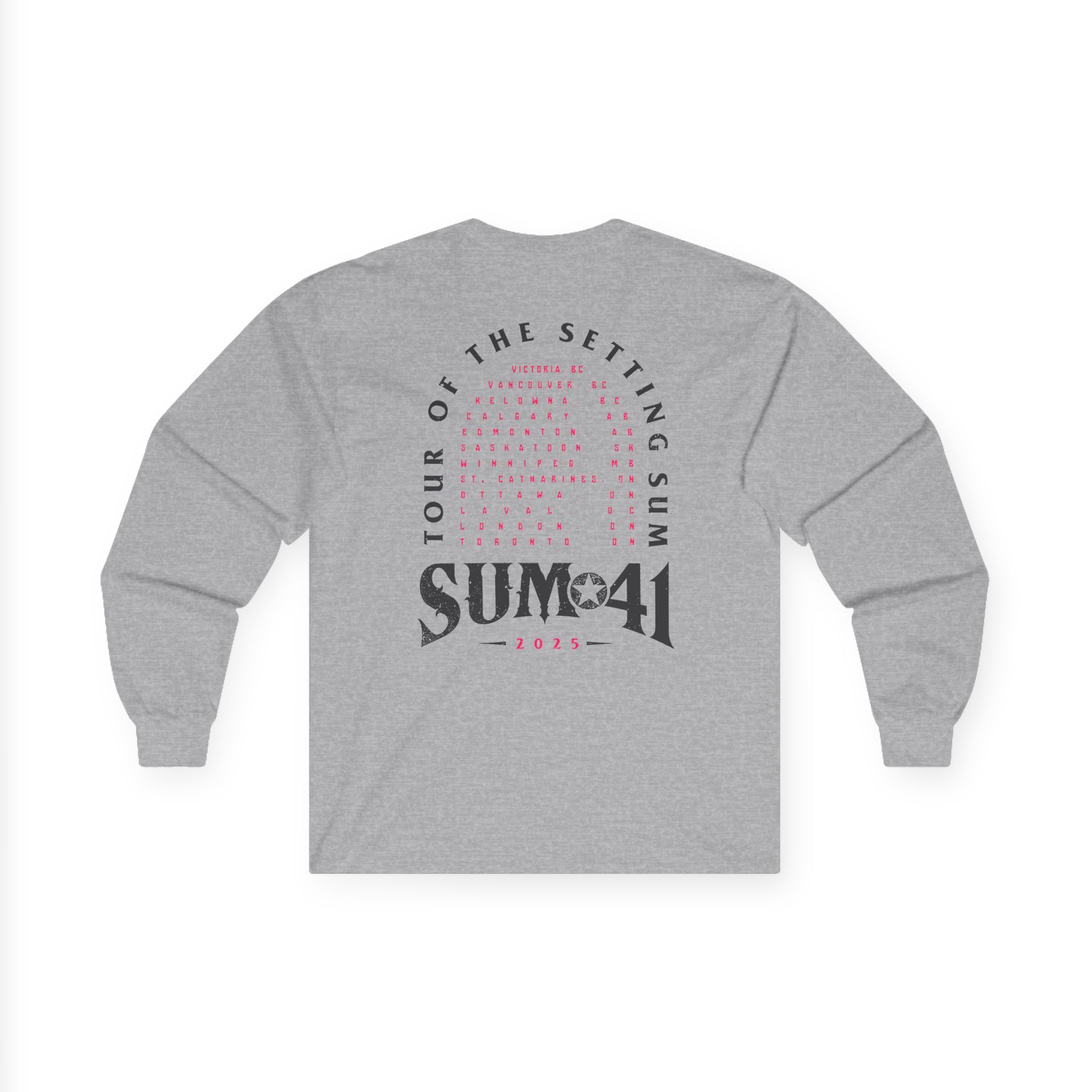 Sum 41 Tour of the Setting Sum Unisex Ultra Cotton Long Sleeve Tee