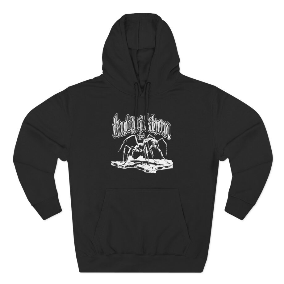 Kublai Khan Antpile 2 Black Three-Panel Fleece Hoodie