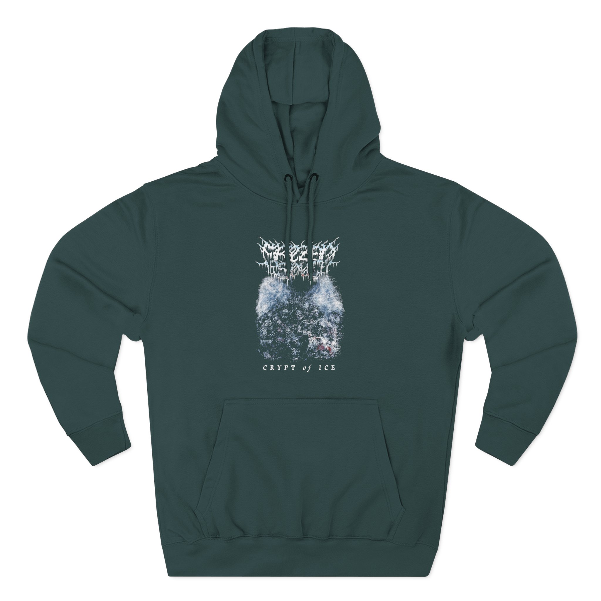 Frozen Soul Crypt of Ice Three-Panel Fleece Hoodie