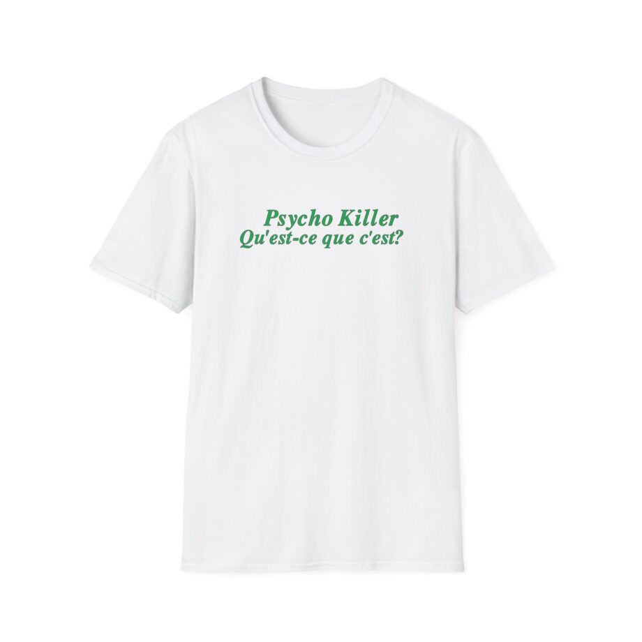 Miley Cyrus Talking Heads X Miley Psycho Killer Unisex Softstyle T-Shirt