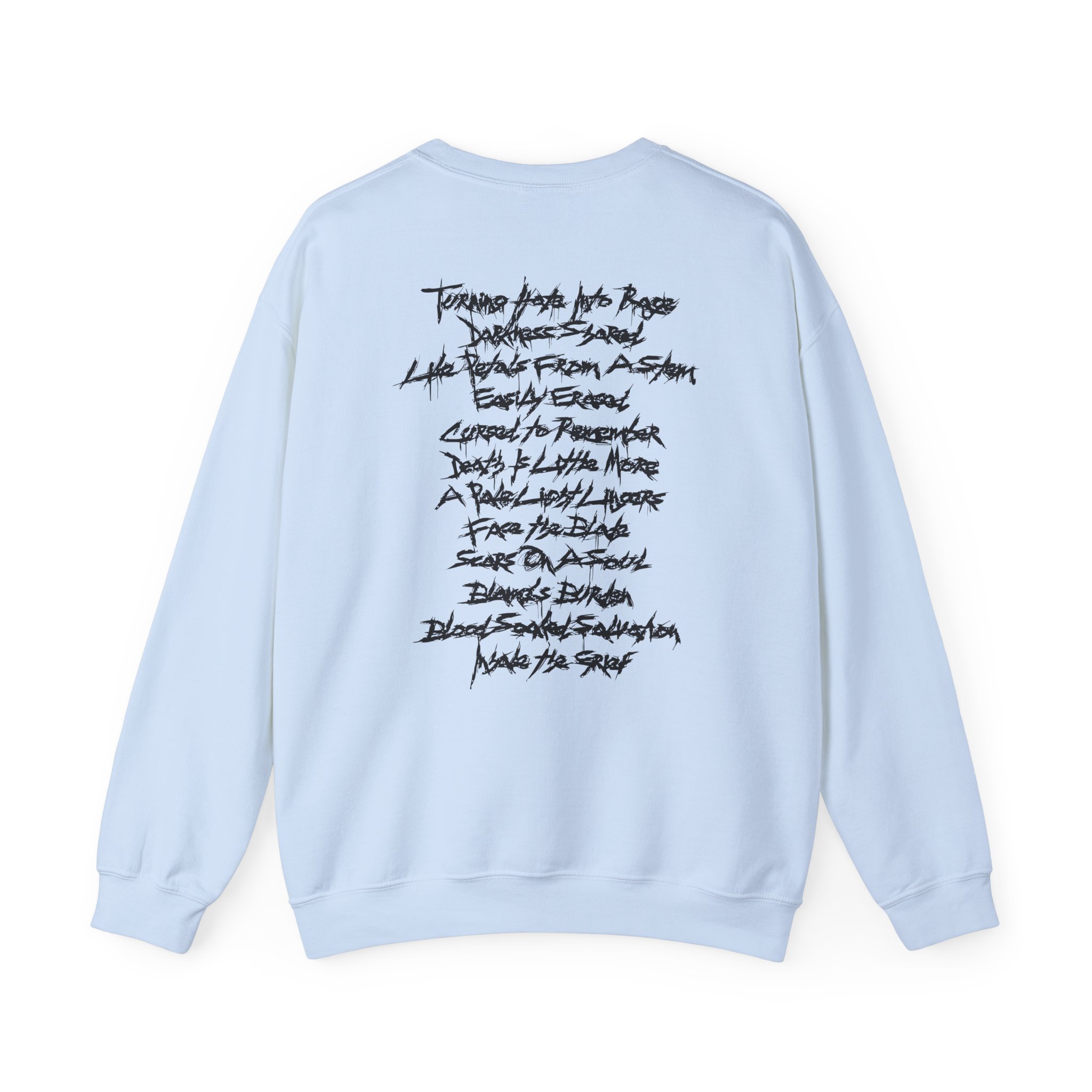 Boundaries Dilm Tracklist Unisex Heavy Blendâ„¢ Crewneck Sweatshirt