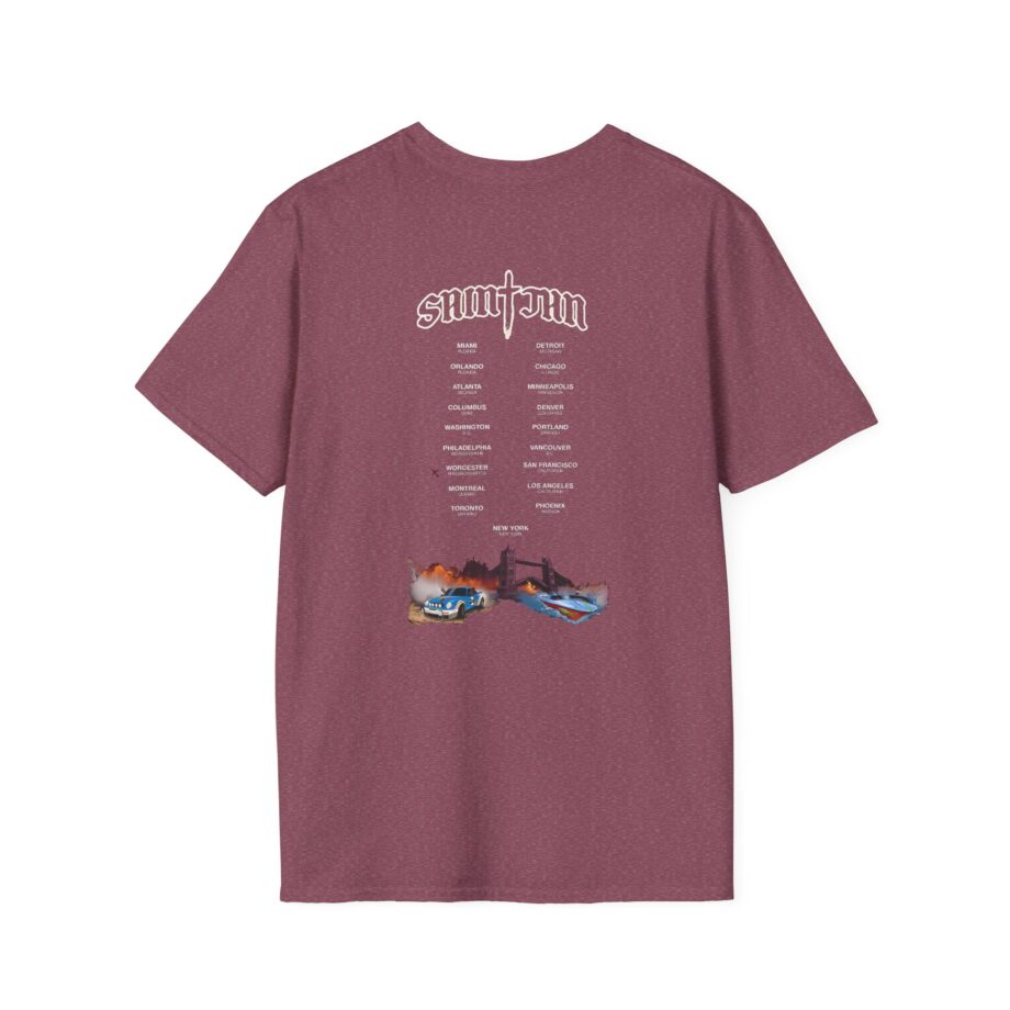 Saint JhnIgnorant Forever World Tour Unisex Softstyle T-Shirt