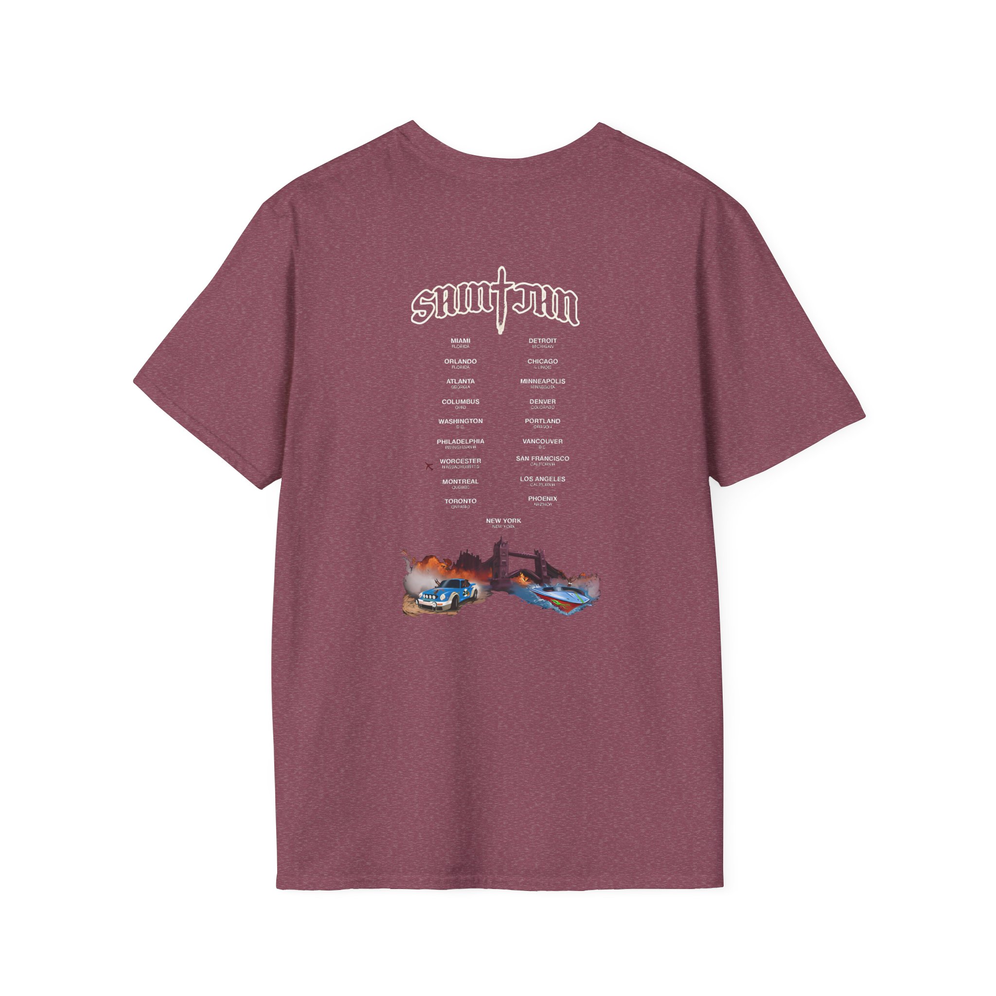 Saint JhnIgnorant Forever World Tour Unisex Softstyle T-Shirt