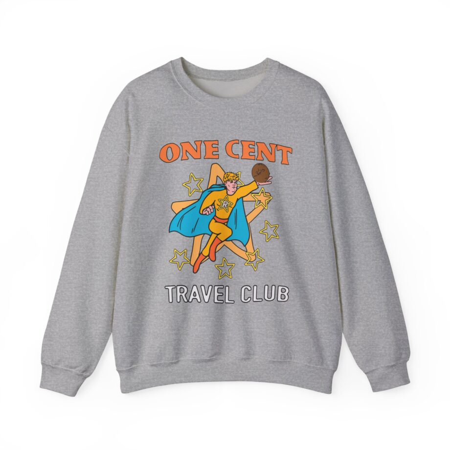 Ryan Trahan One Cent Adventure Awaits Travel Club Unisex Heavy Blend™ Crewneck Sweatshirt