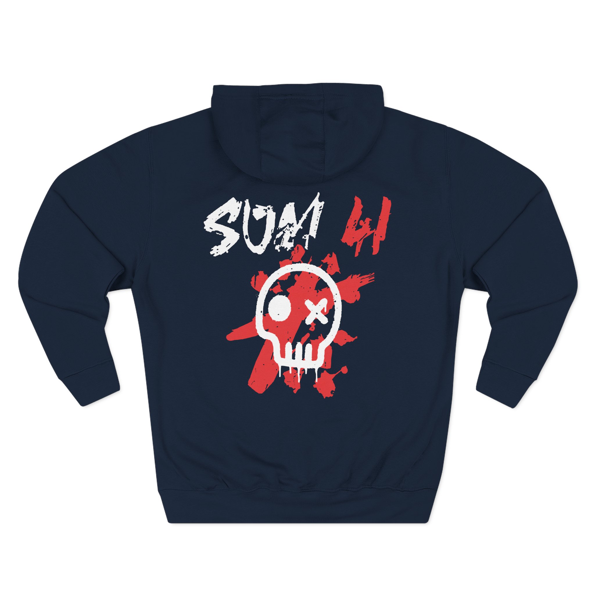 Sum 41 Skull Three-Panel Fleece Hoodie