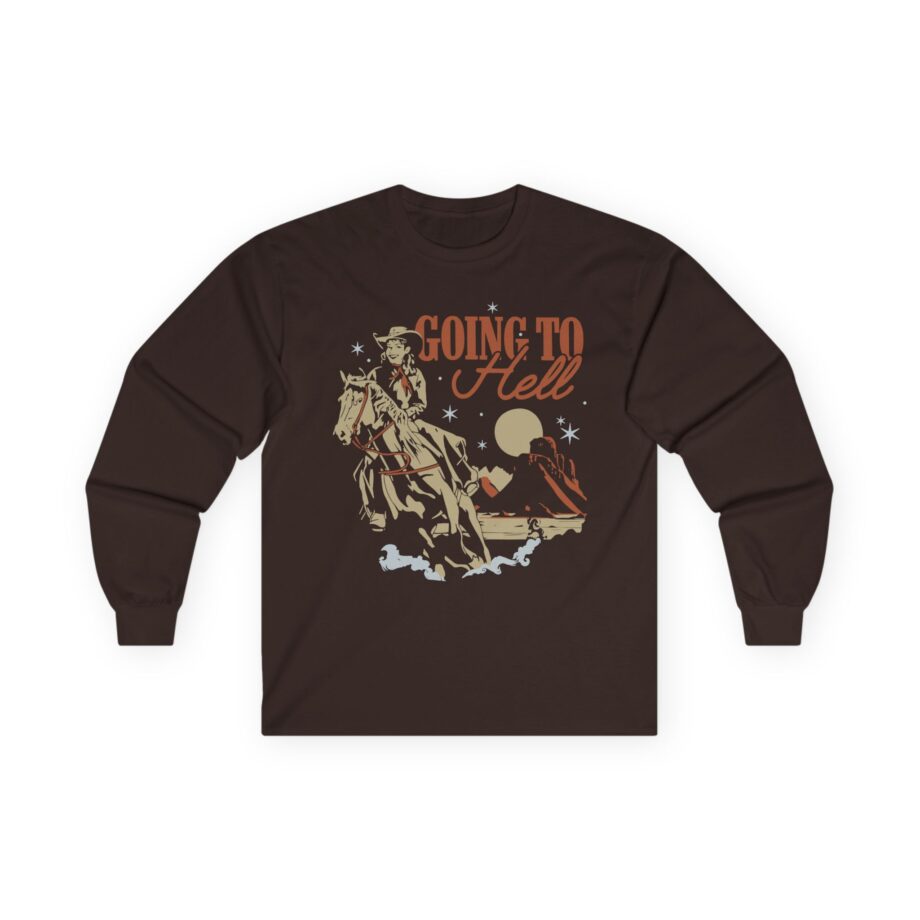 Kallmekris Going to Hell Unisex Ultra Cotton Long Sleeve Tee