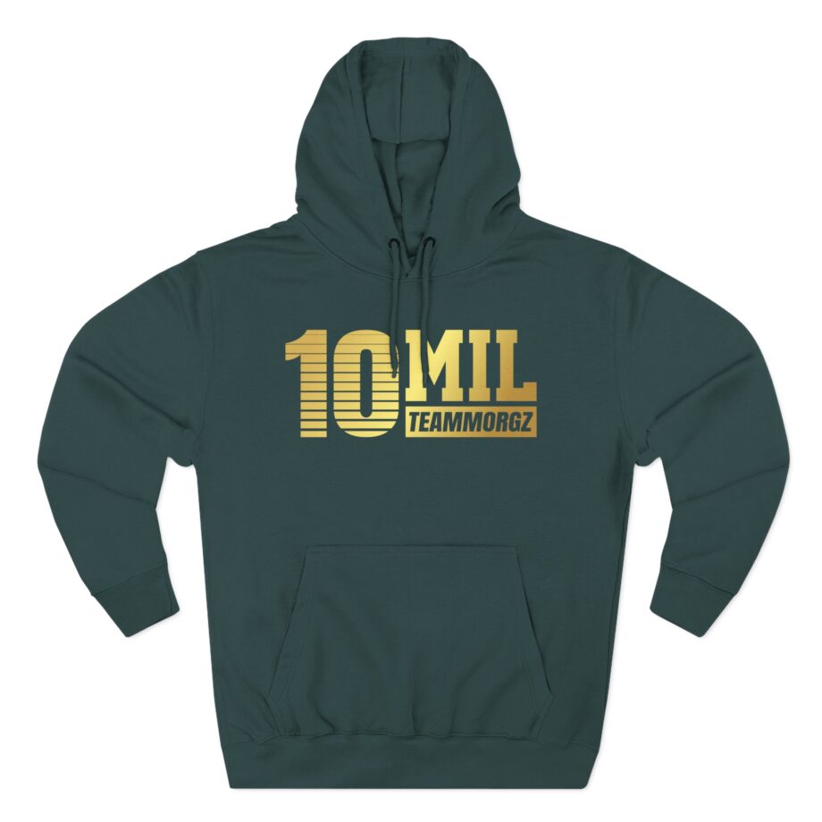 Morgz 10 Million Squad Three-Panel Fleece Hoodie