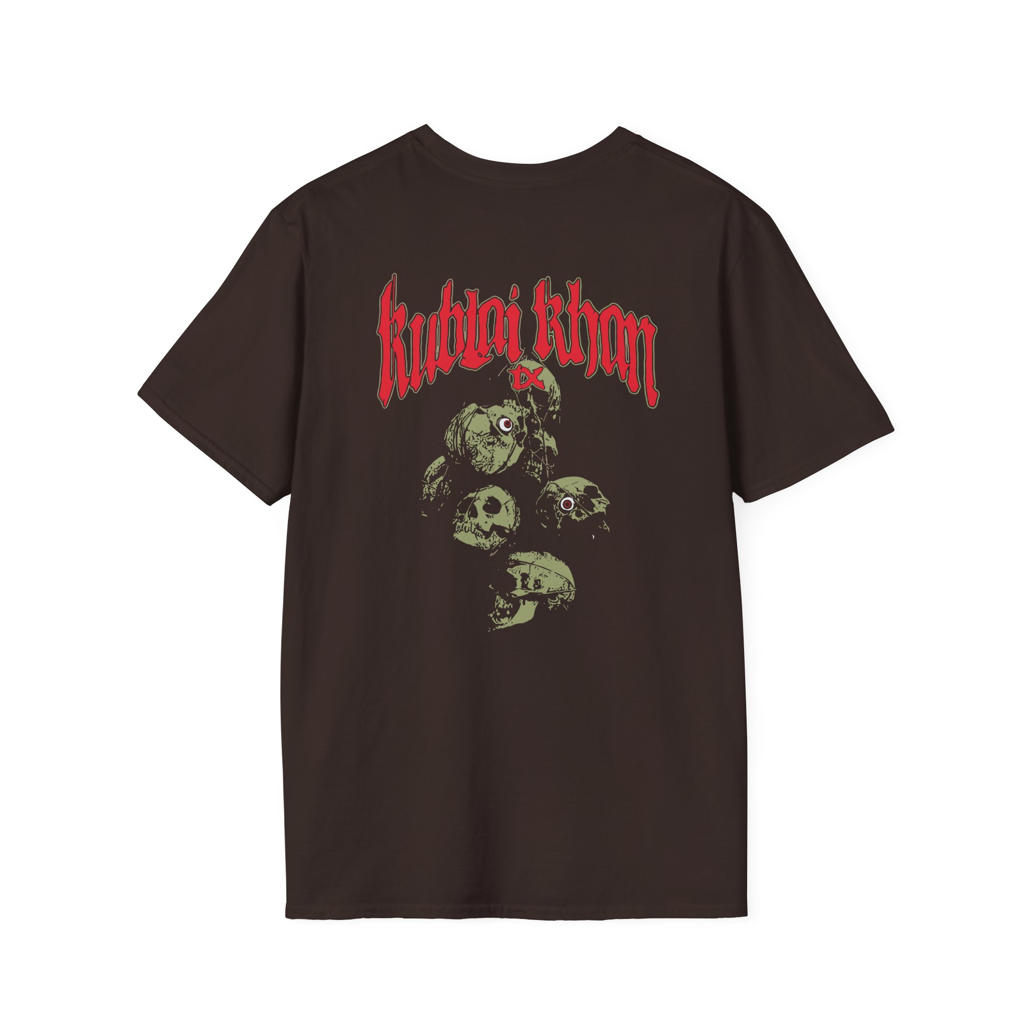 Kublai Khan - Skull  Unisex Softstyle T-Shirt