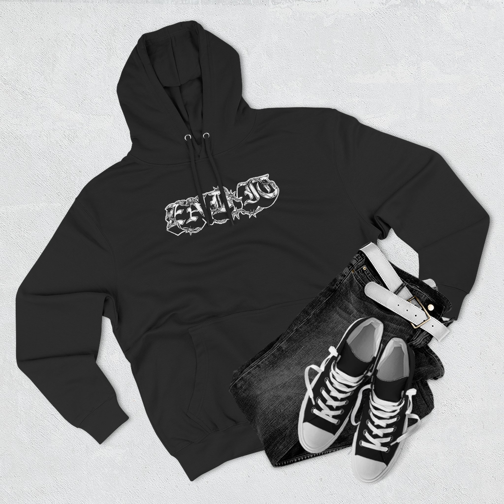 End It Three-Panel Fleece Hoodie