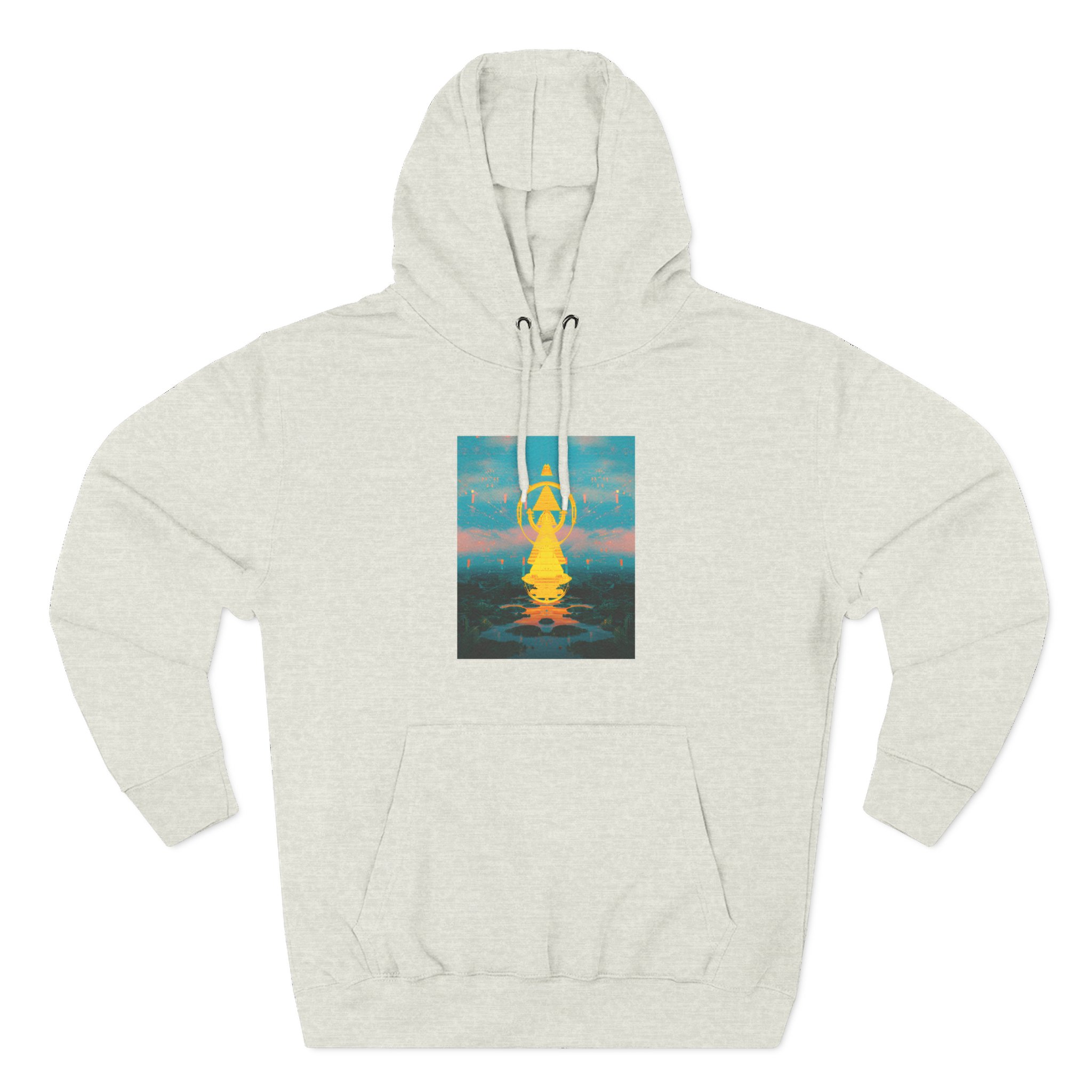 Pretty Lights Admat Three-Panel Fleece Hoodie