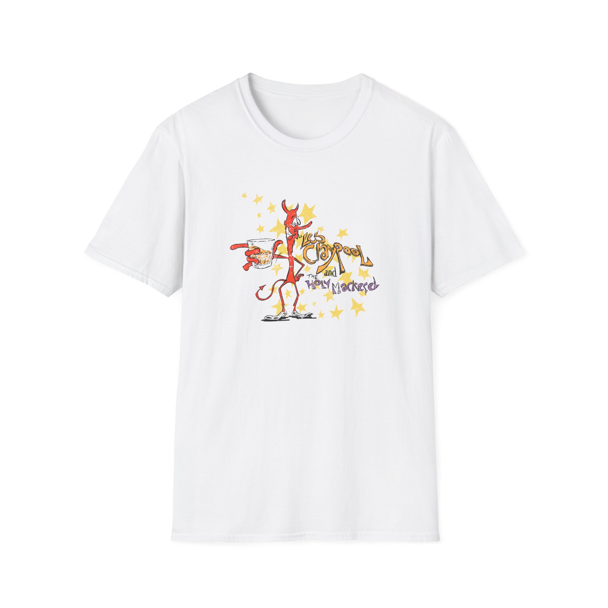 Primus Holy Mackerel Devil Ringer Unisex Softstyle T-Shirt
