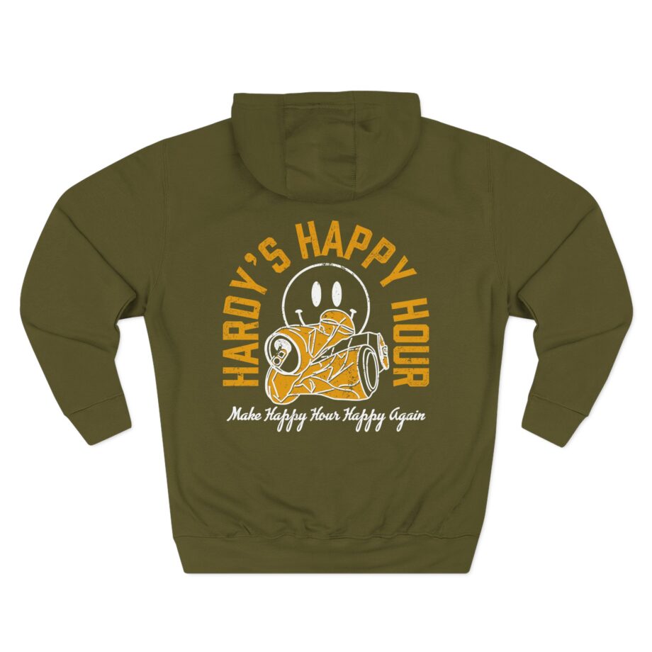 Hardy Happy Hour Three-Panel Fleece Hoodie