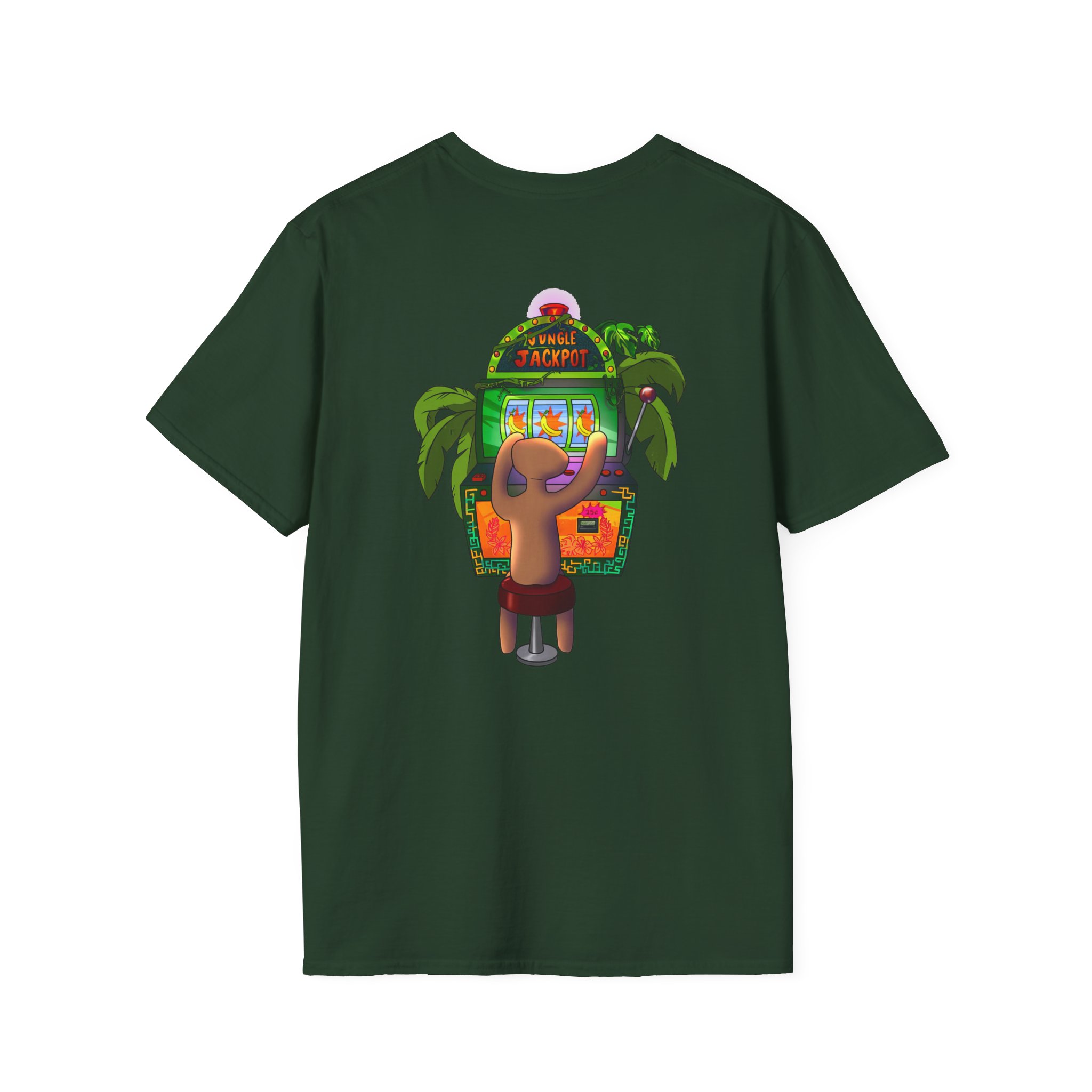 Spoonkid Jungle Jackpot Unisex Softstyle T-Shirt