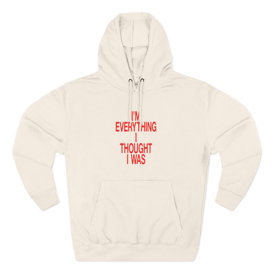 JT Im Everything Three-panel Fleece Hoodie