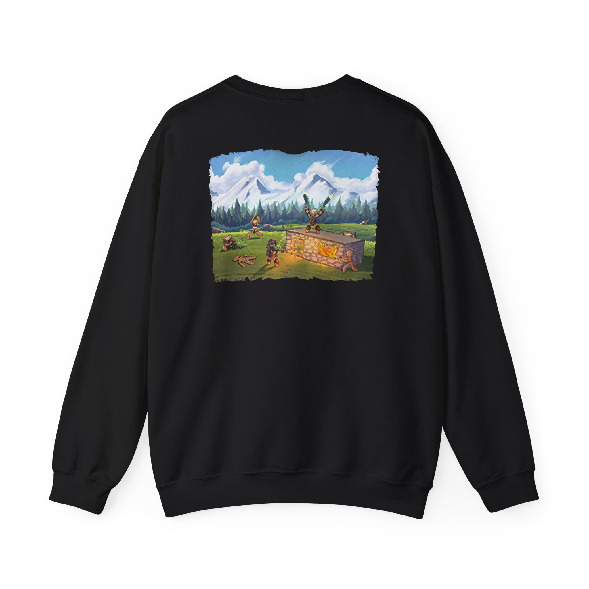 Spoonkid Battlefield Unisex Heavy Blendâ„¢ Crewneck Sweatshirt