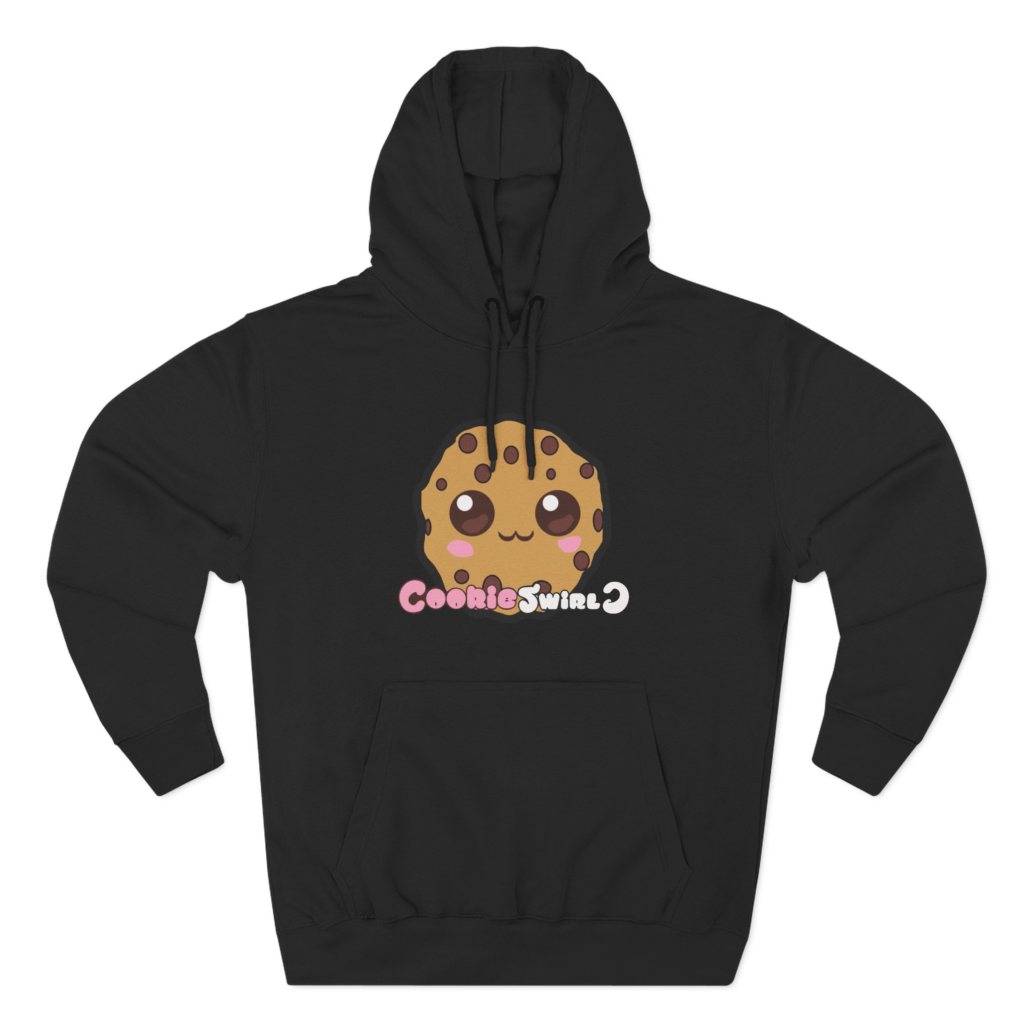 Cookieswirlc Three-Panel Fleece Hoodie