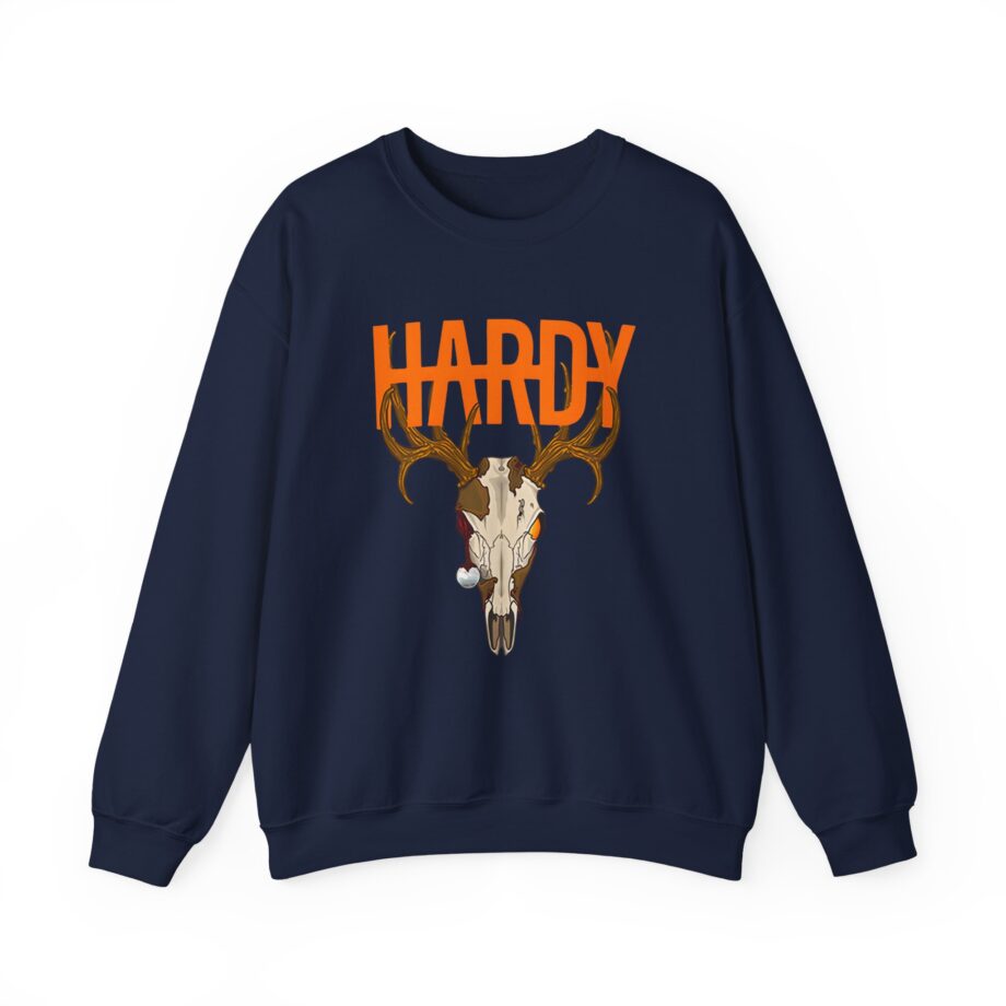 Hardy Deer Skull Unisex Heavy Blend™ Crewneck Sweatshirt