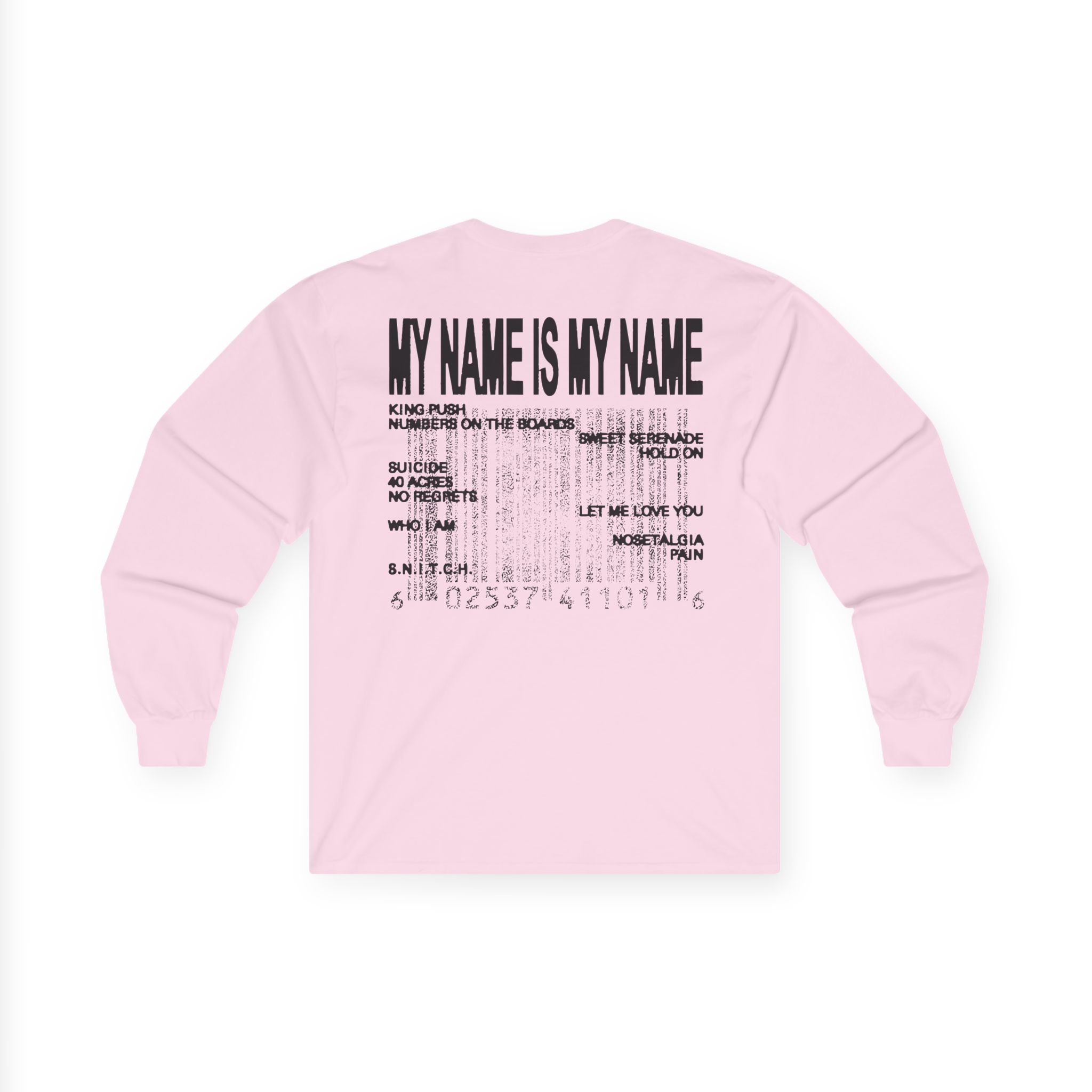 Clipse Mnimn Tracklist Unisex Ultra Cotton Long Sleeve Tee
