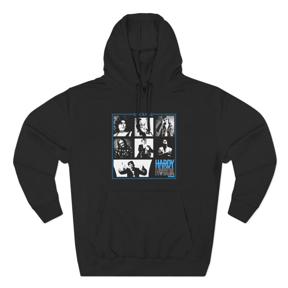 Hardy Rockstar Three-Panel Fleece Hoodie