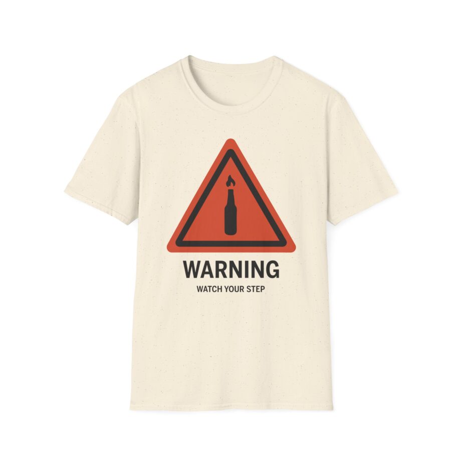 Summit1g Warning Watch Your Step Unisex Softstyle T-Shirt