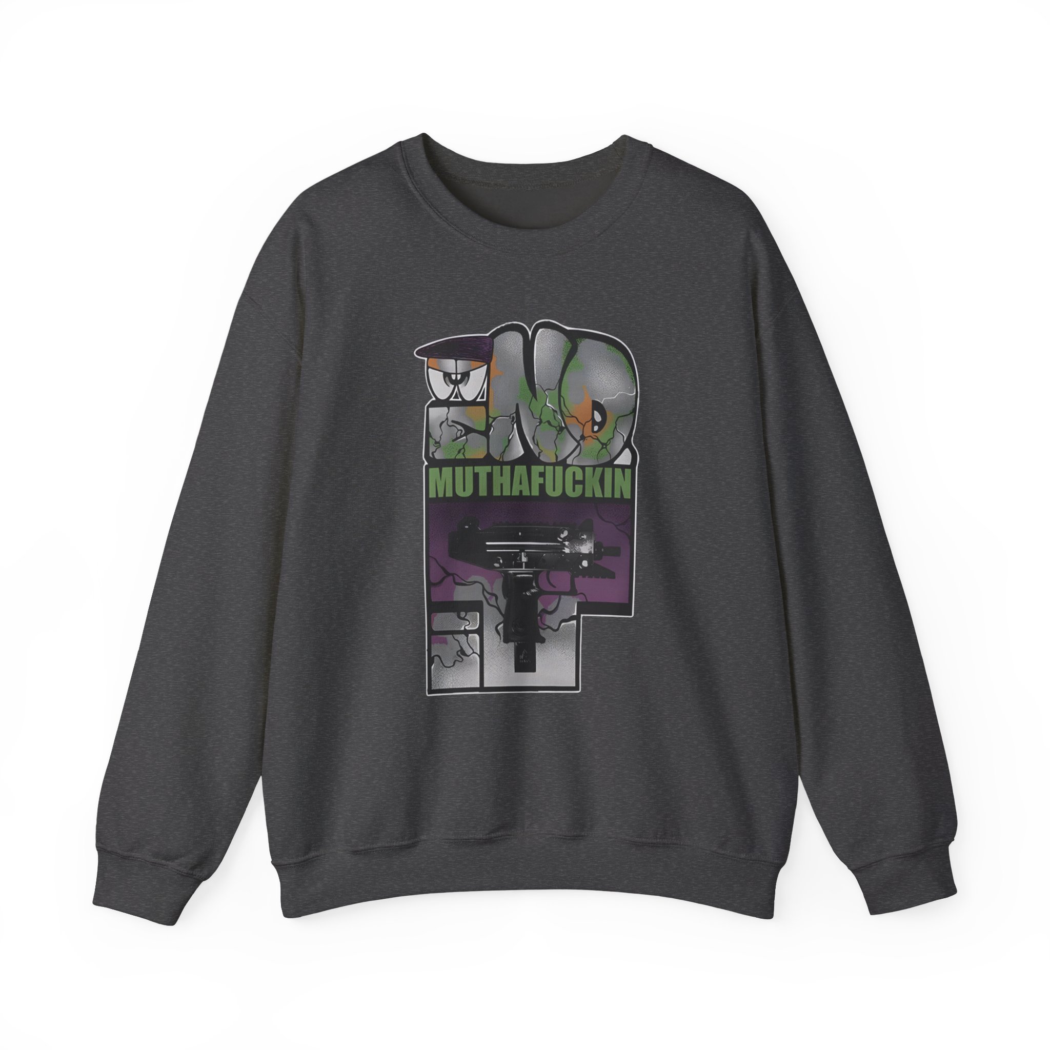 End It Muthafuckin Unisex Heavy Blend Crewneck Sweatshirt