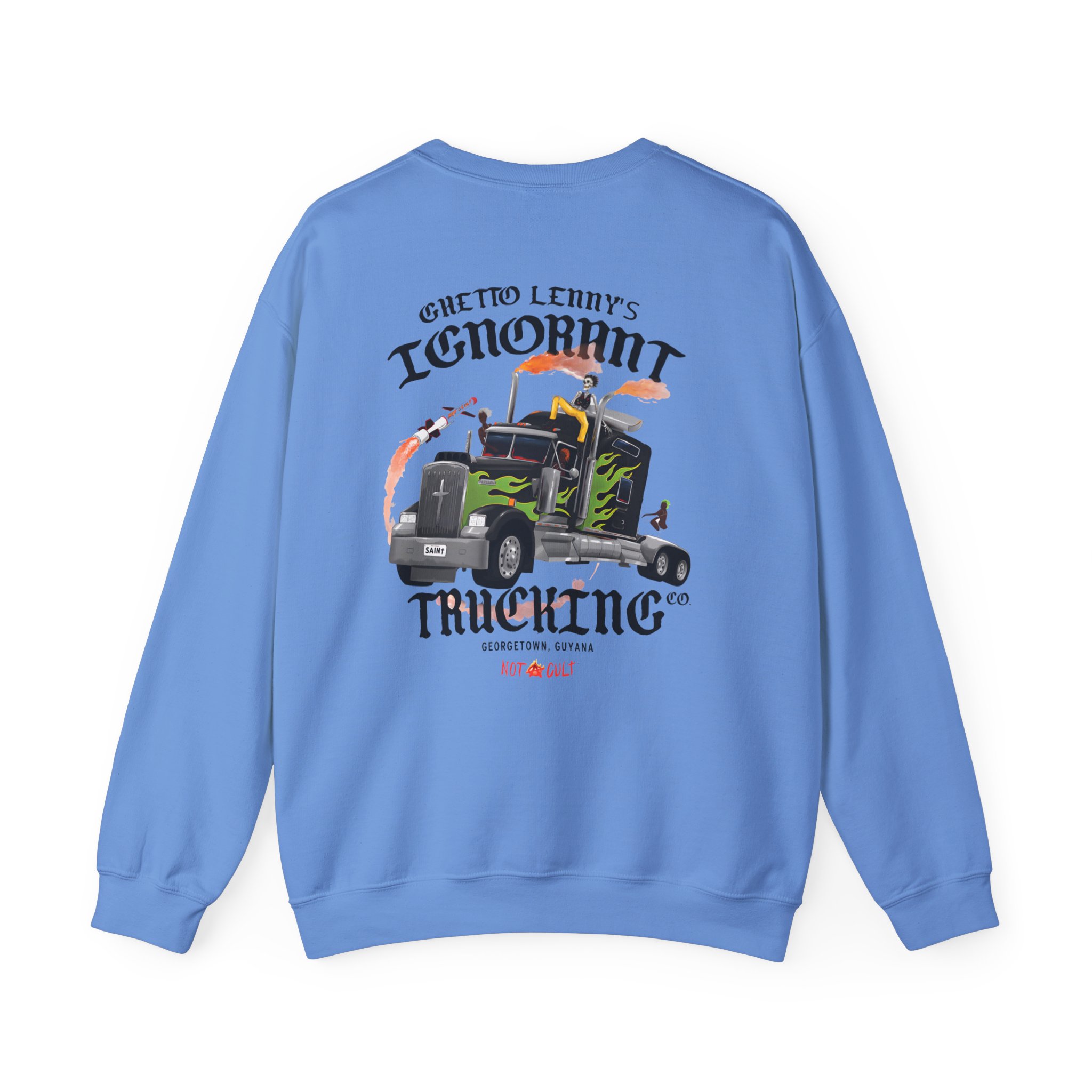 Saint Jhn Ghetto Lenny's Trucking Co. Unisex Heavy Blendâ„¢ Crewneck Sweatshirt