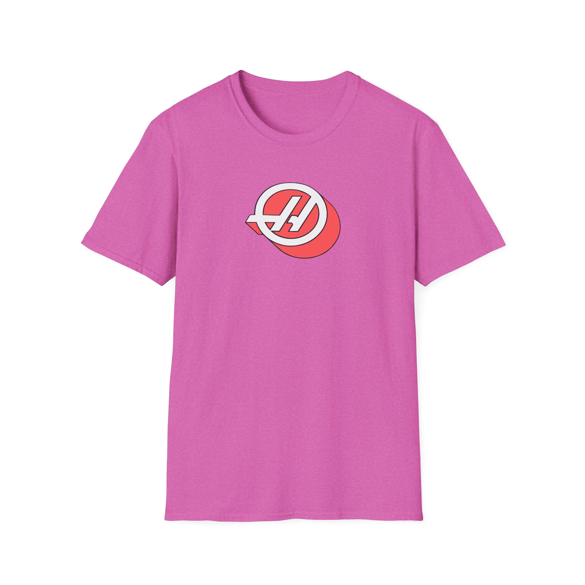 Haas F1 3d Roundel Unisex Softstyle T-Shirt