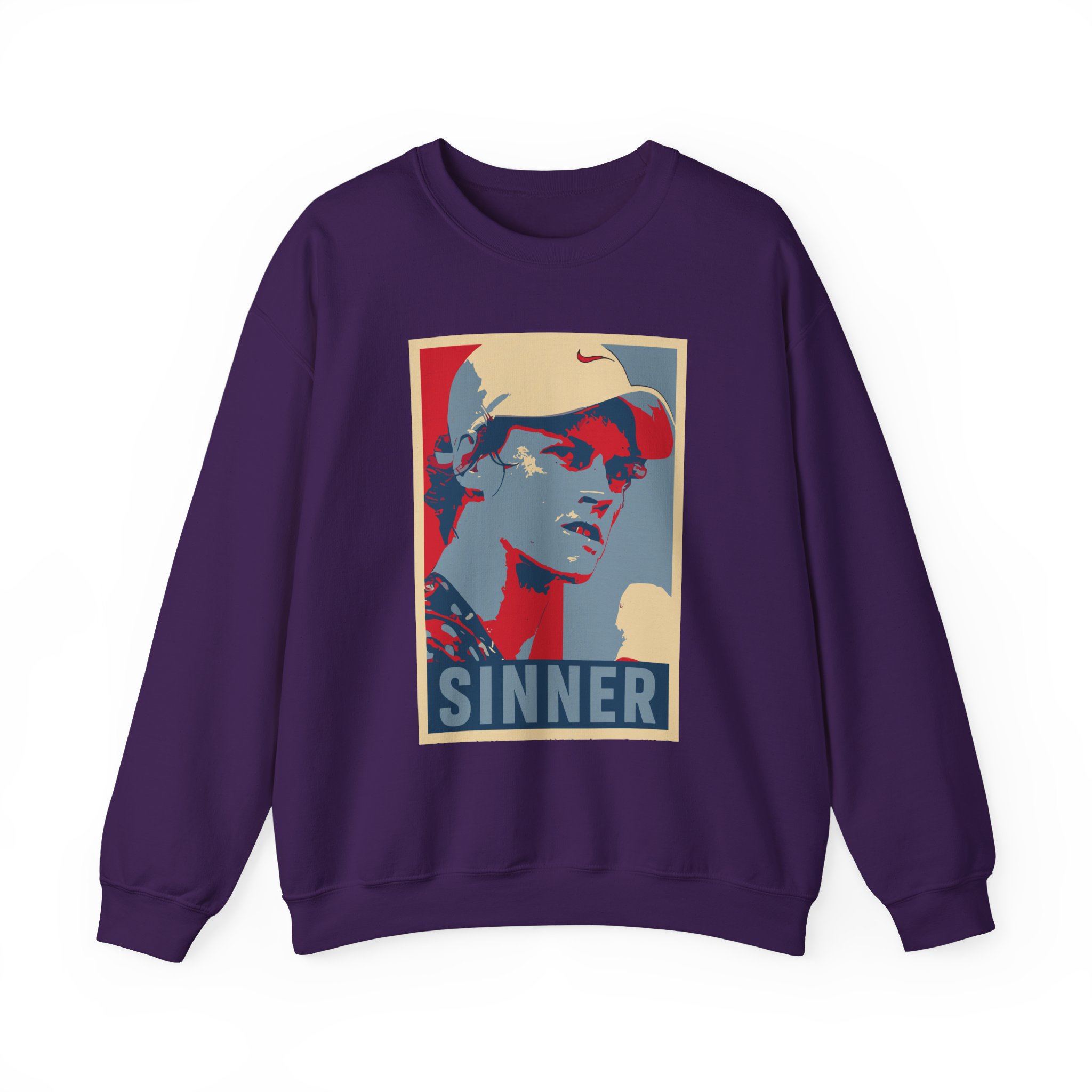 Jannik Sinner Unisex Heavy Blendâ„¢ Crewneck Sweatshirt