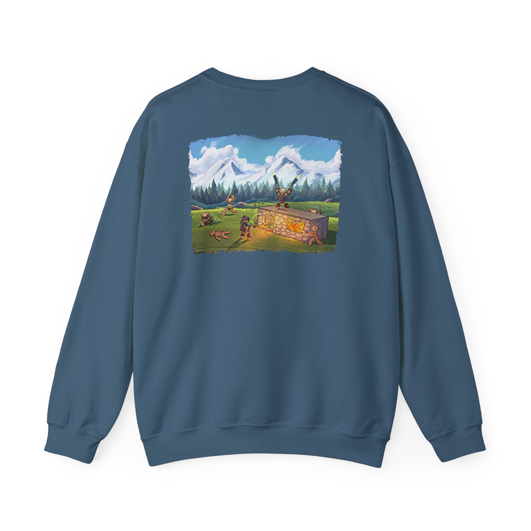 Spoonkid Battlefield Unisex Heavy Blendâ„¢ Crewneck Sweatshirt