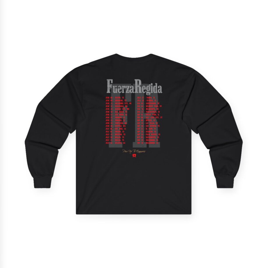 Fuerza Regida Band Tour Dates Unisex Ultra Cotton Long Sleeve Tee