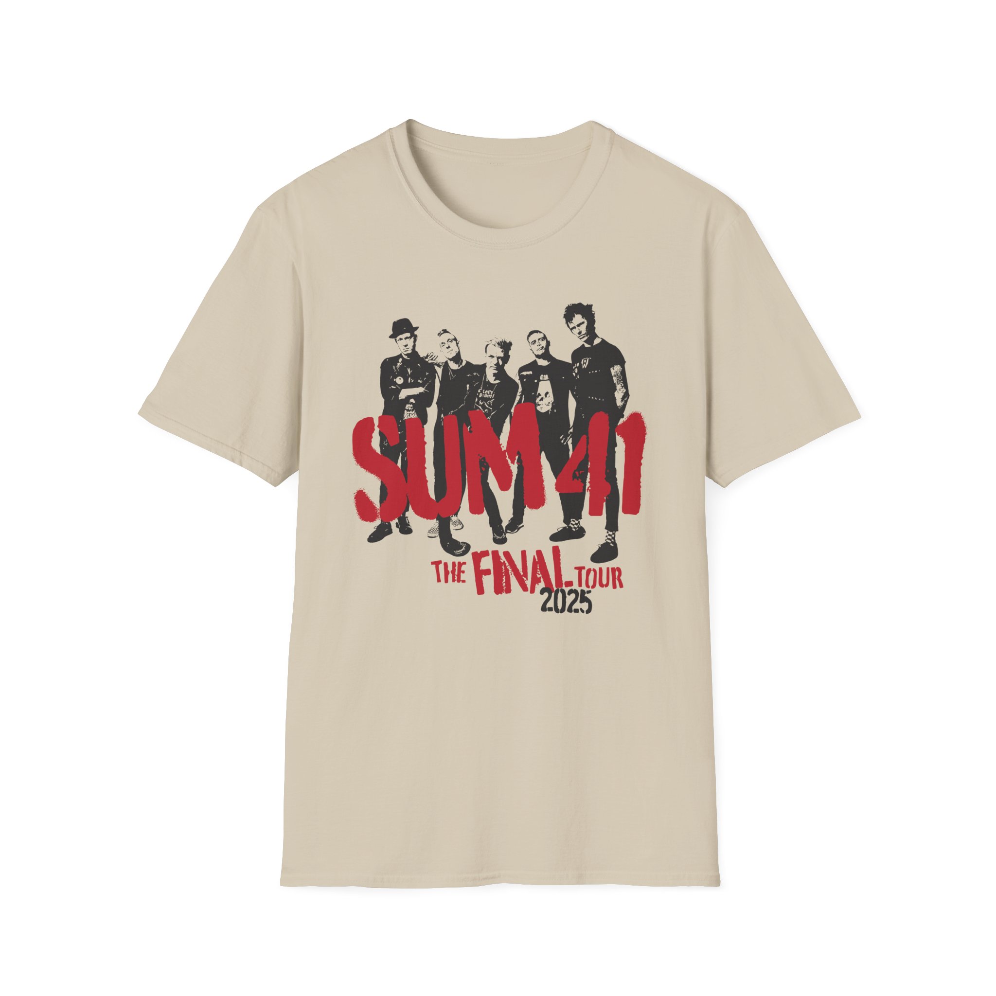 Sum 41 the Final Tour Unisex Softstyle T-Shirt