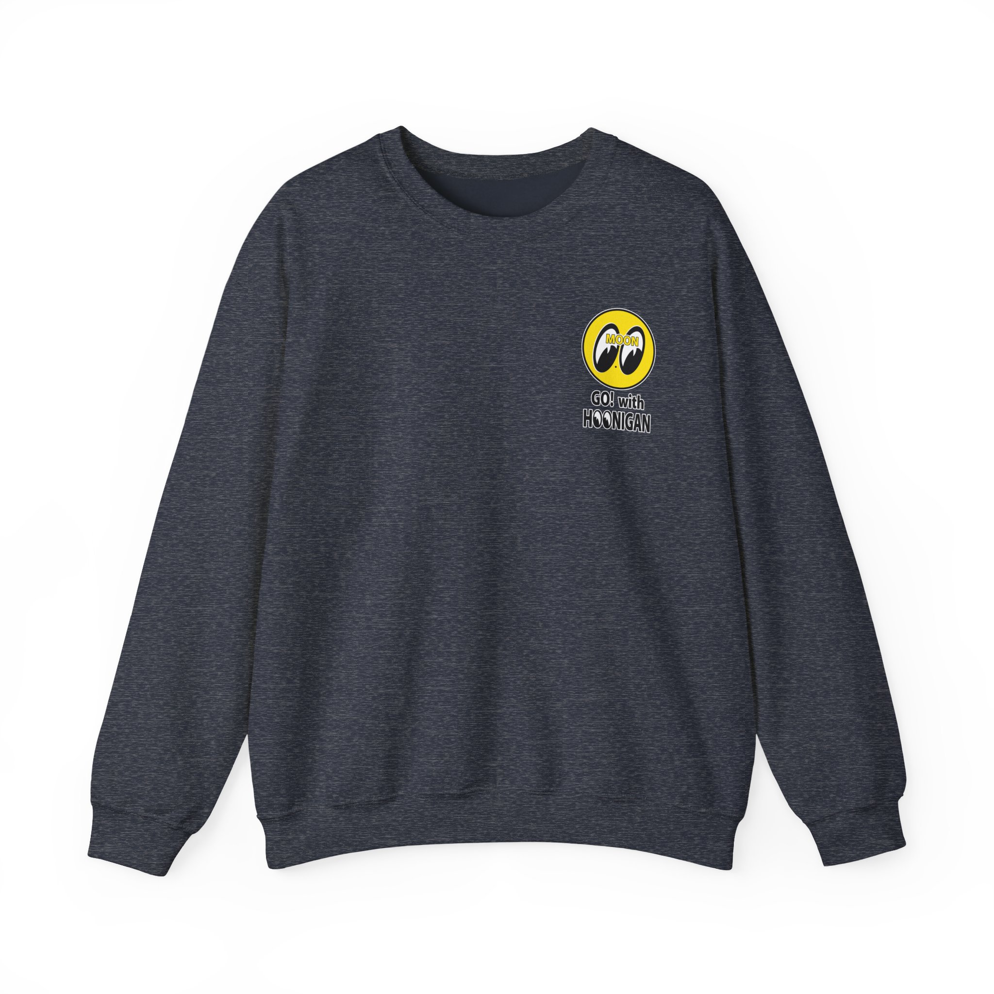 Ken Block Hoonigan X Mooneyes Go With Hoon Unisex Heavy Blendâ„¢ Crewneck Sweatshirt
