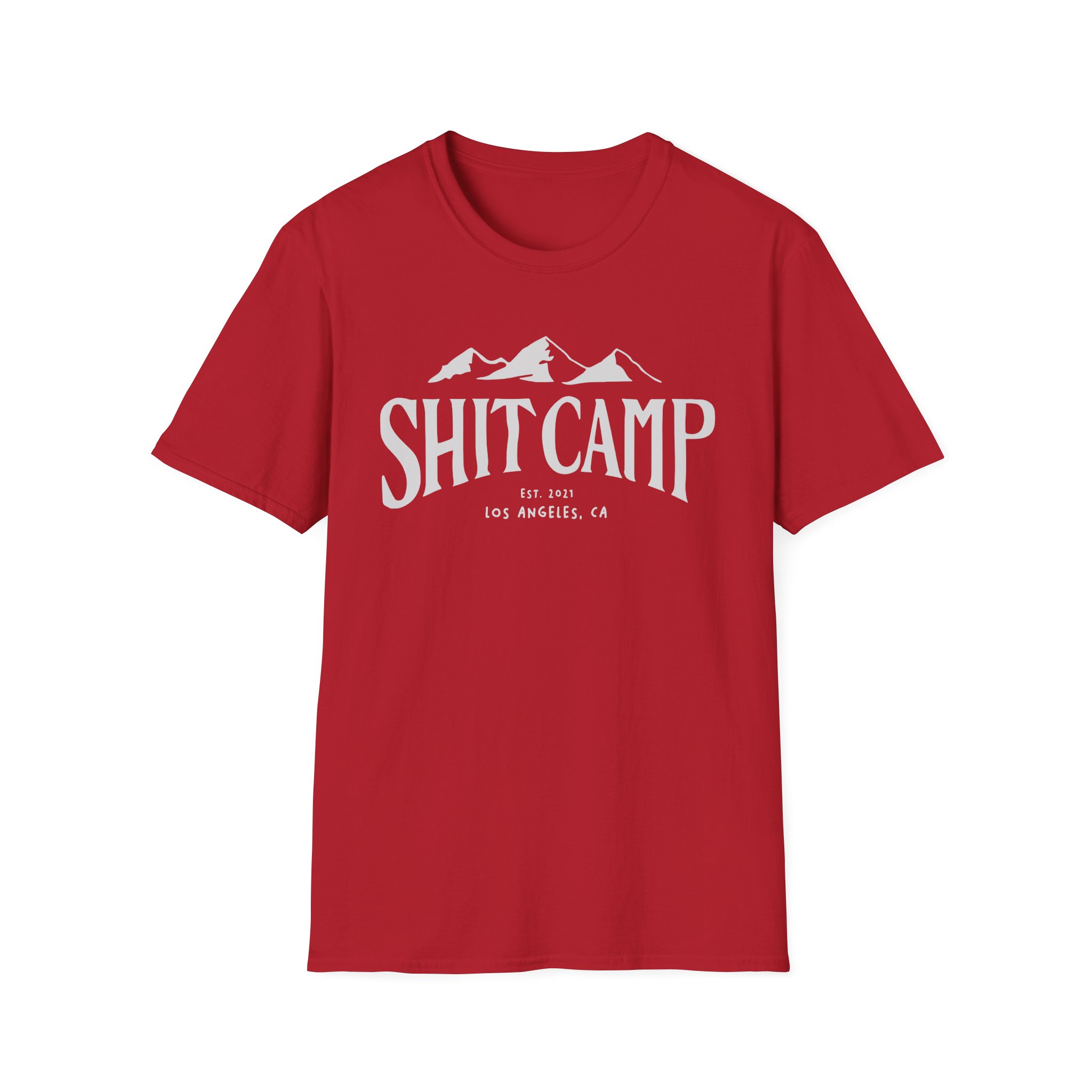 Qtcinderella Shit Camp Unisex Softstyle T-Shirt