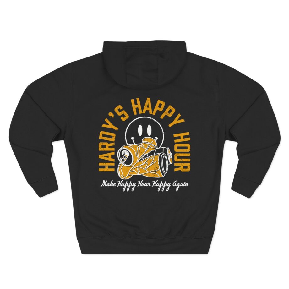 Hardy Happy Hour Three-Panel Fleece Hoodie