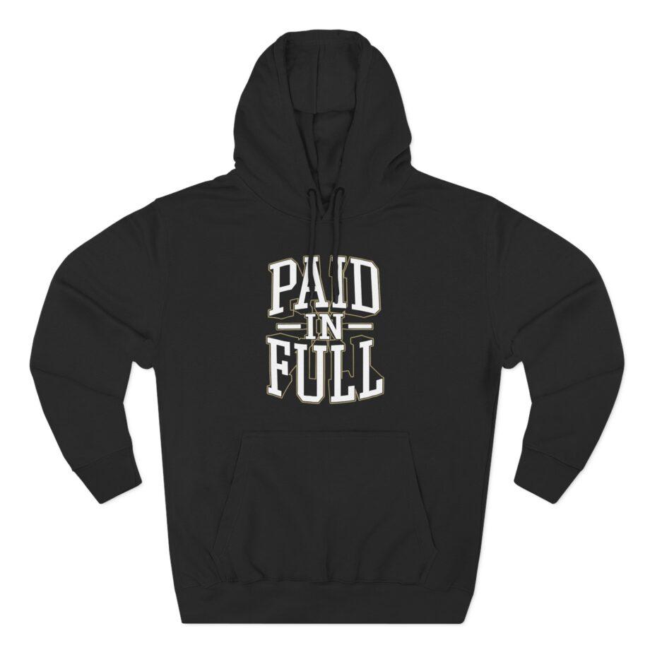 Eric B Rakim Paid in Full Three-Panel Fleece Hoodie