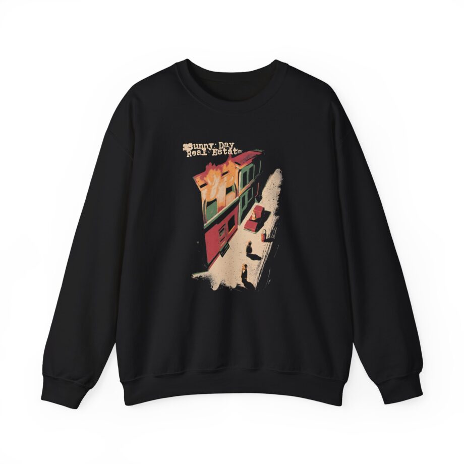 Sunny Day Real Estate Burning Building Unisex Heavy Blend™ Crewneck Sweatshirt