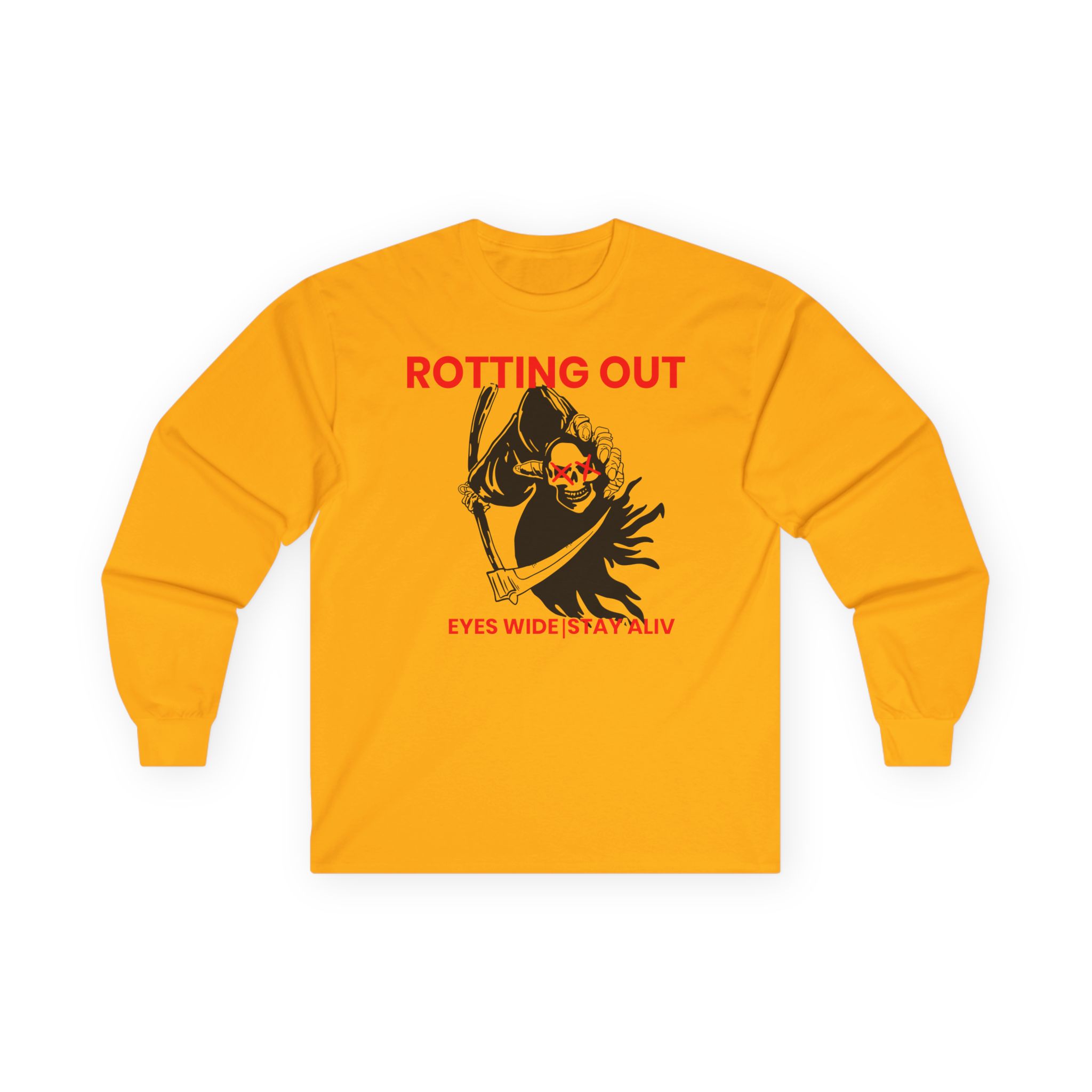 Rotting Out Eyes Wide Stay Alive Unisex Ultra Cotton Long Sleeve Tee