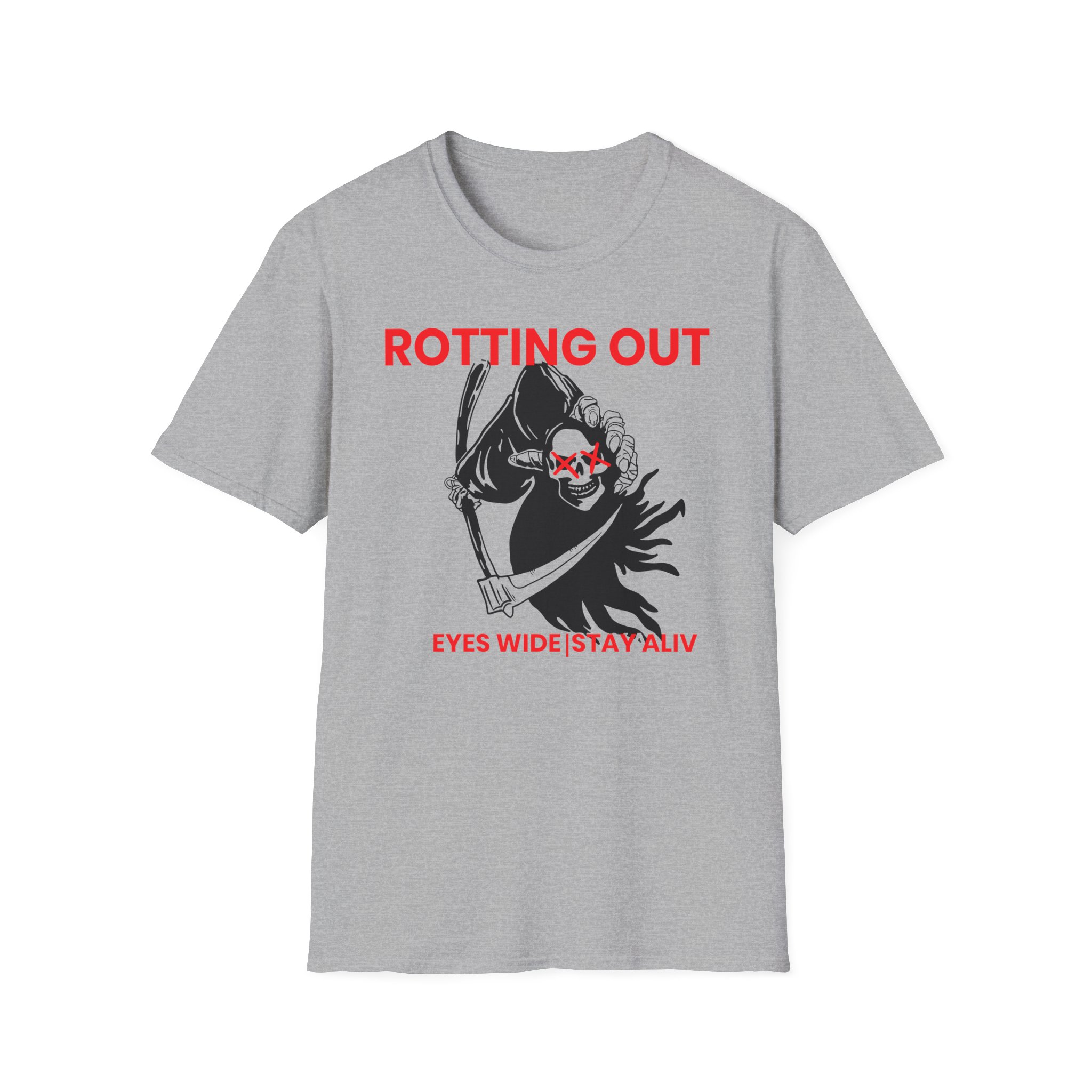 Rotting Out Eyes Wide Stay Alive Unisex Softstyle T-Shirt
