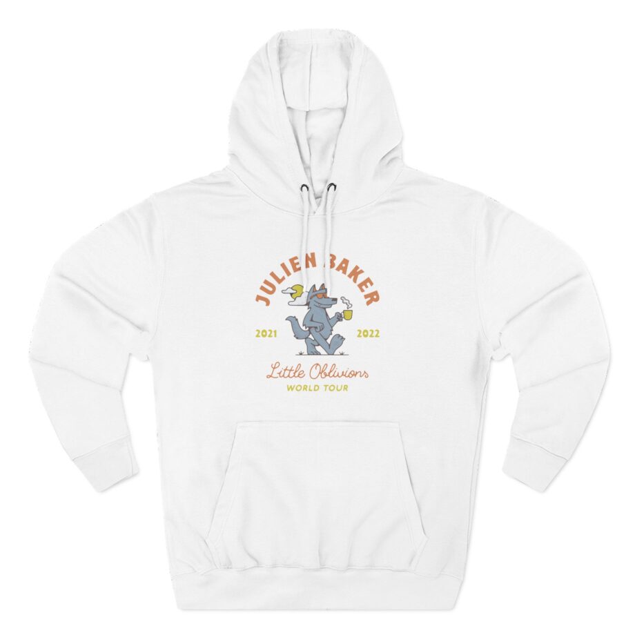 Julien Baker Little Oblivions World Tour Three-Panel Fleece Hoodie