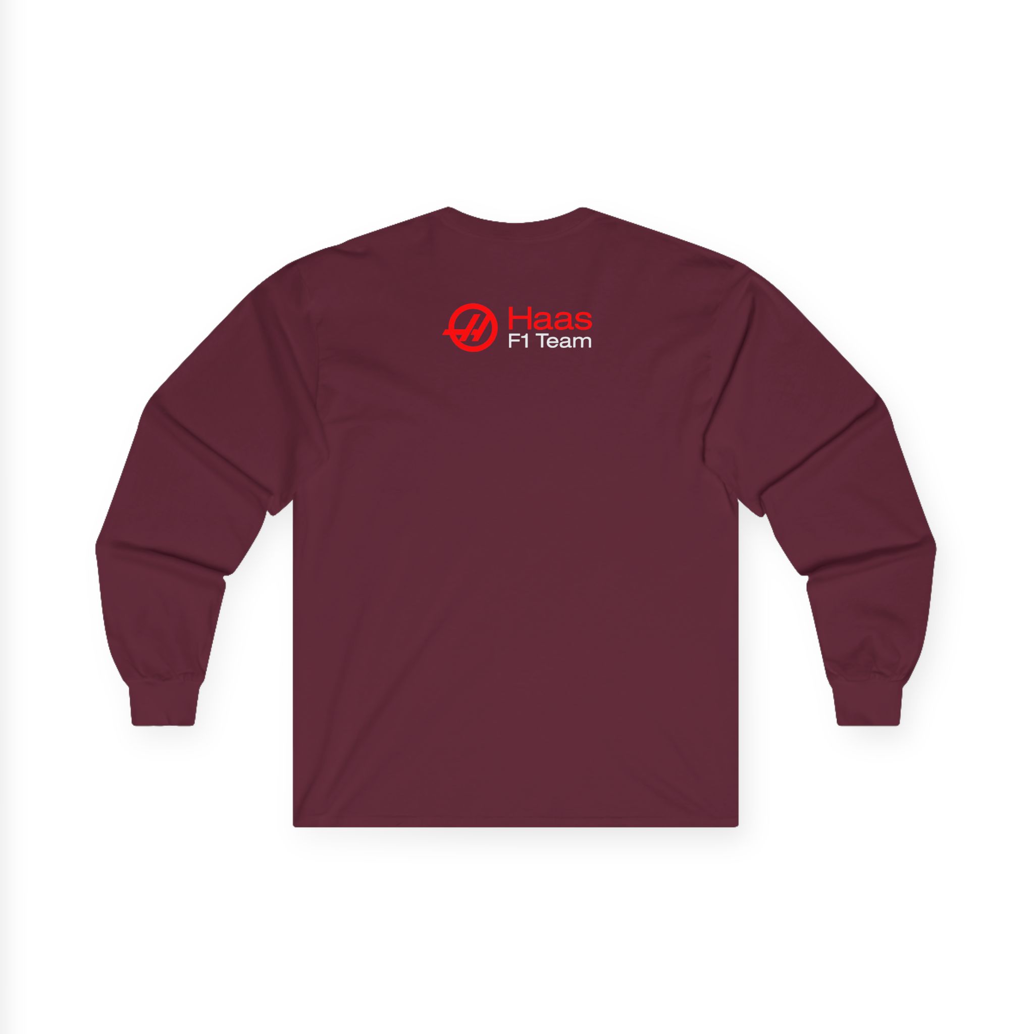 Haas F1 Foksmash-face Unisex Ultra Cotton Long Sleeve Tee