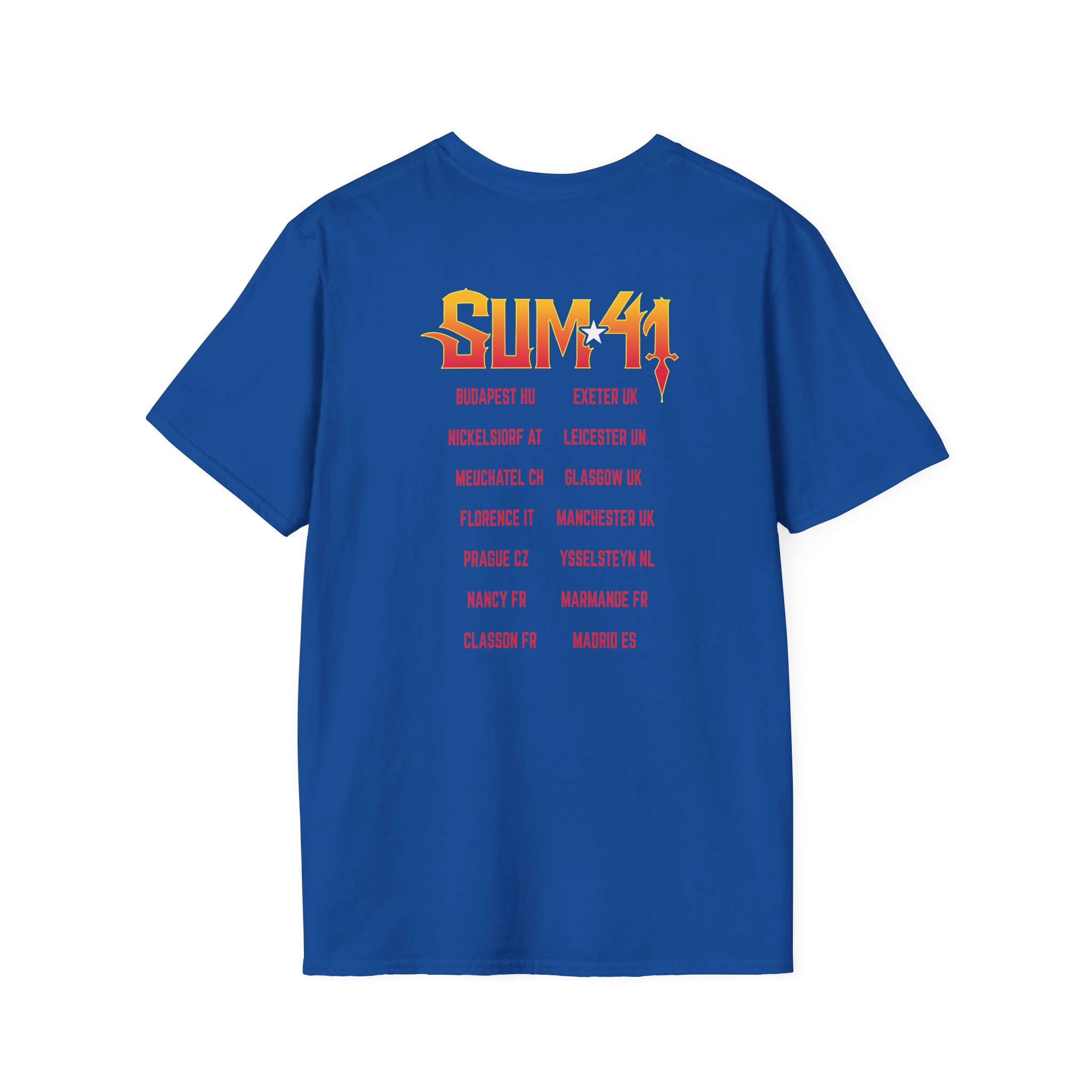 Sum 41 Out for Blood Unisex Softstyle T-Shirt